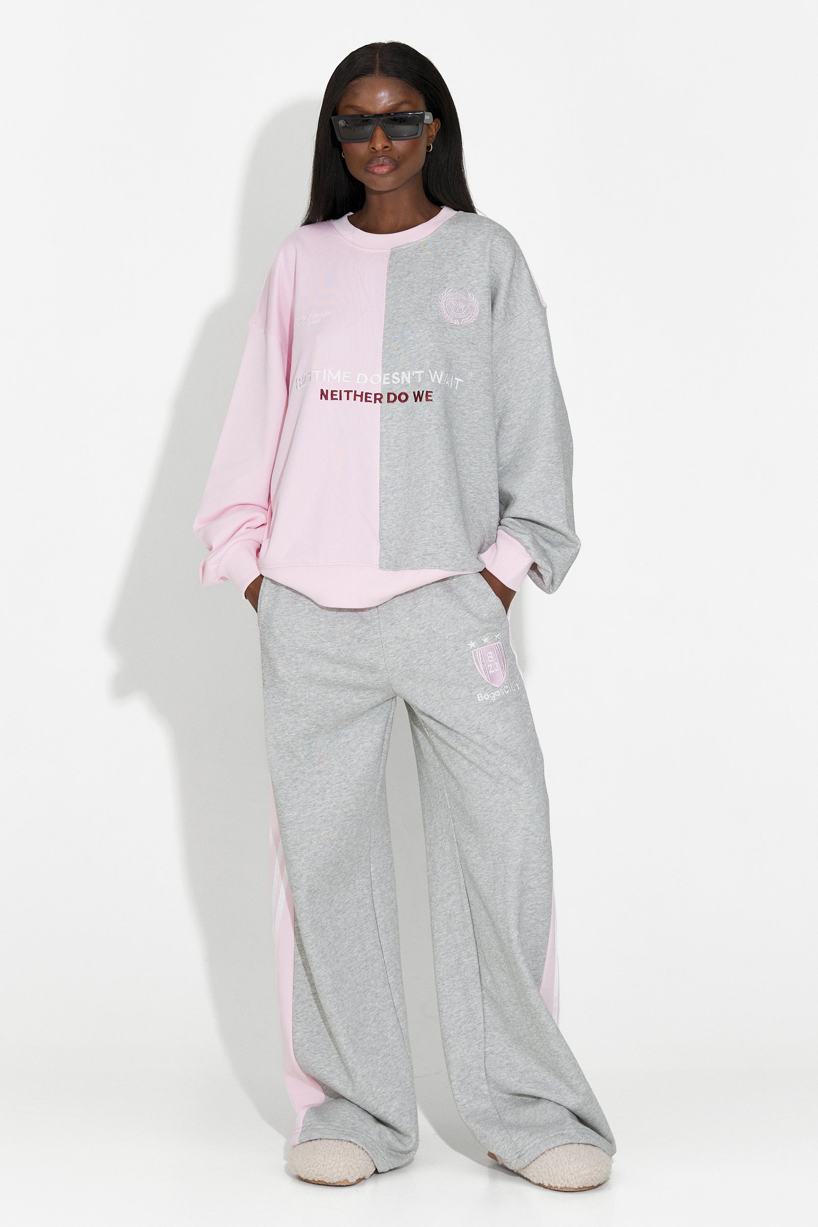 Дамски спортен екип в сиво от Mariva Bogas