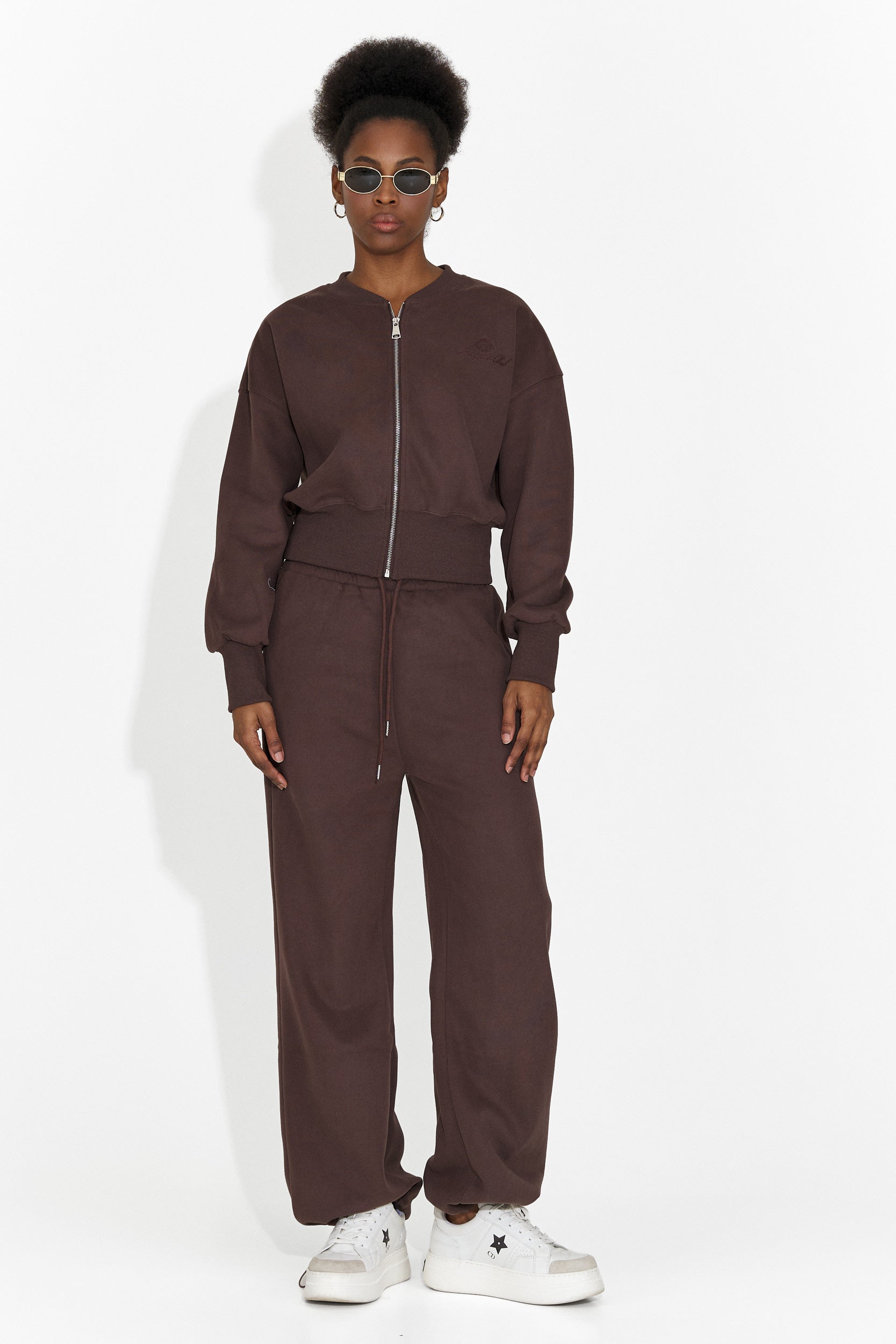 Дамски ежедневен кафяв анцуг Iviona Bogas