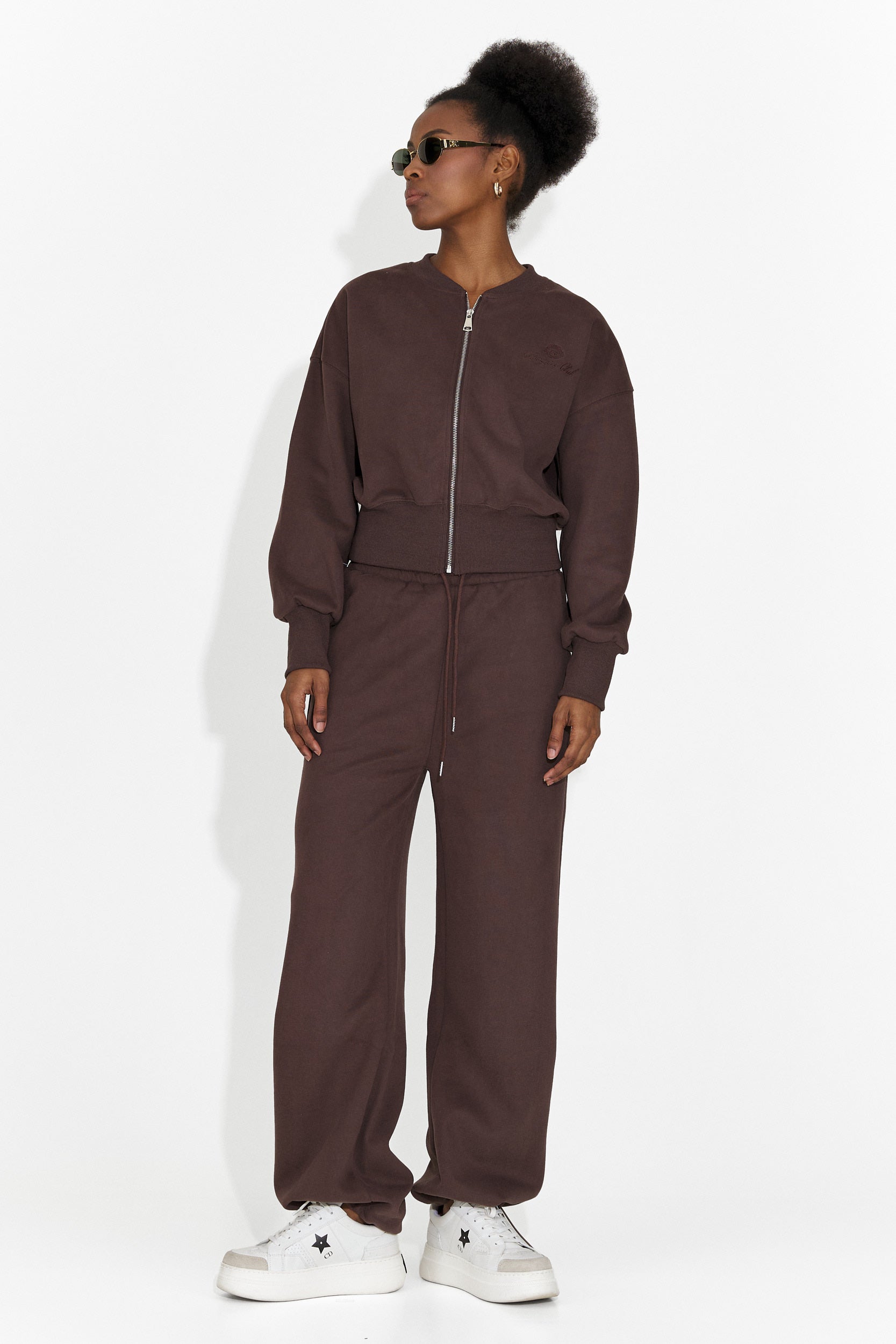 Дамски ежедневен кафяв анцуг Iviona Bogas