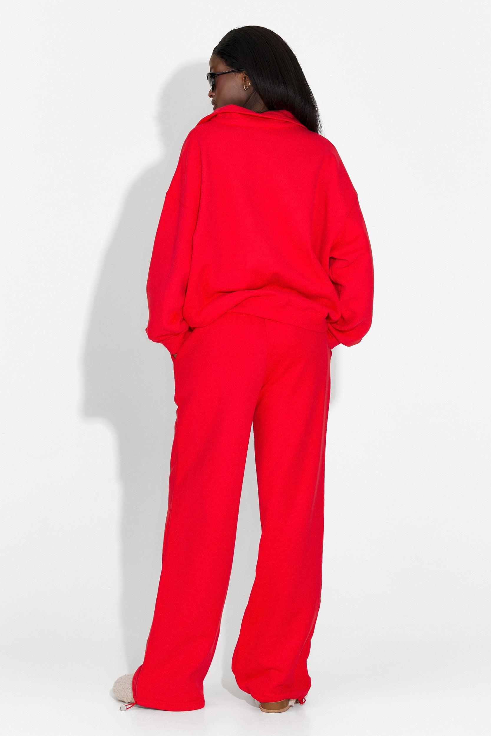 Тренировъчен дамски кежуал червен Civora Bogas