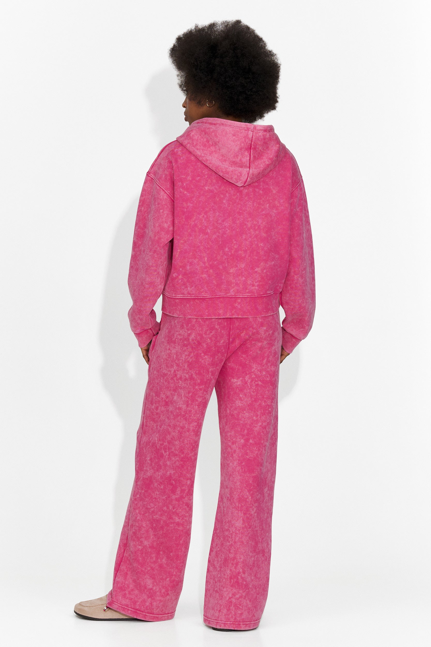 Дамски ежедневен розов анцуг Jiustina Bogas