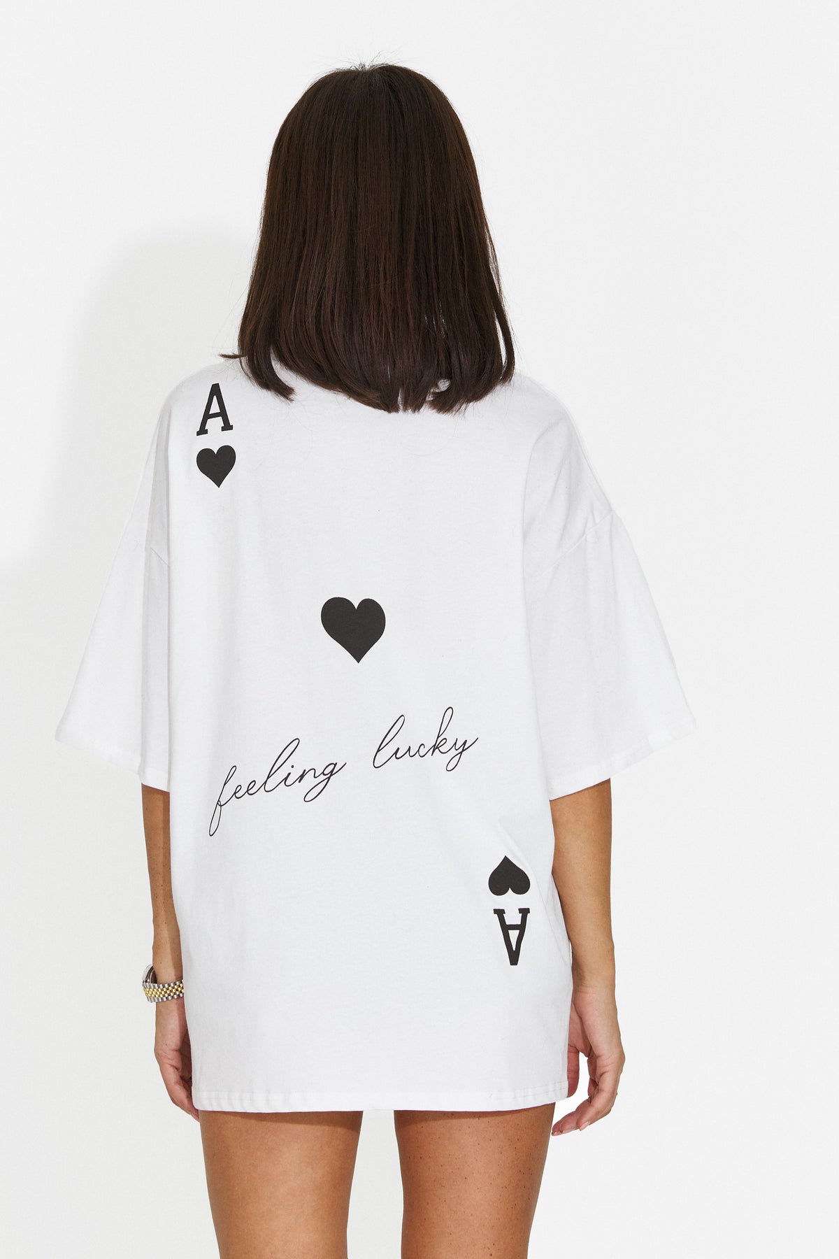 Tricou casual alb Favoneia Bogas