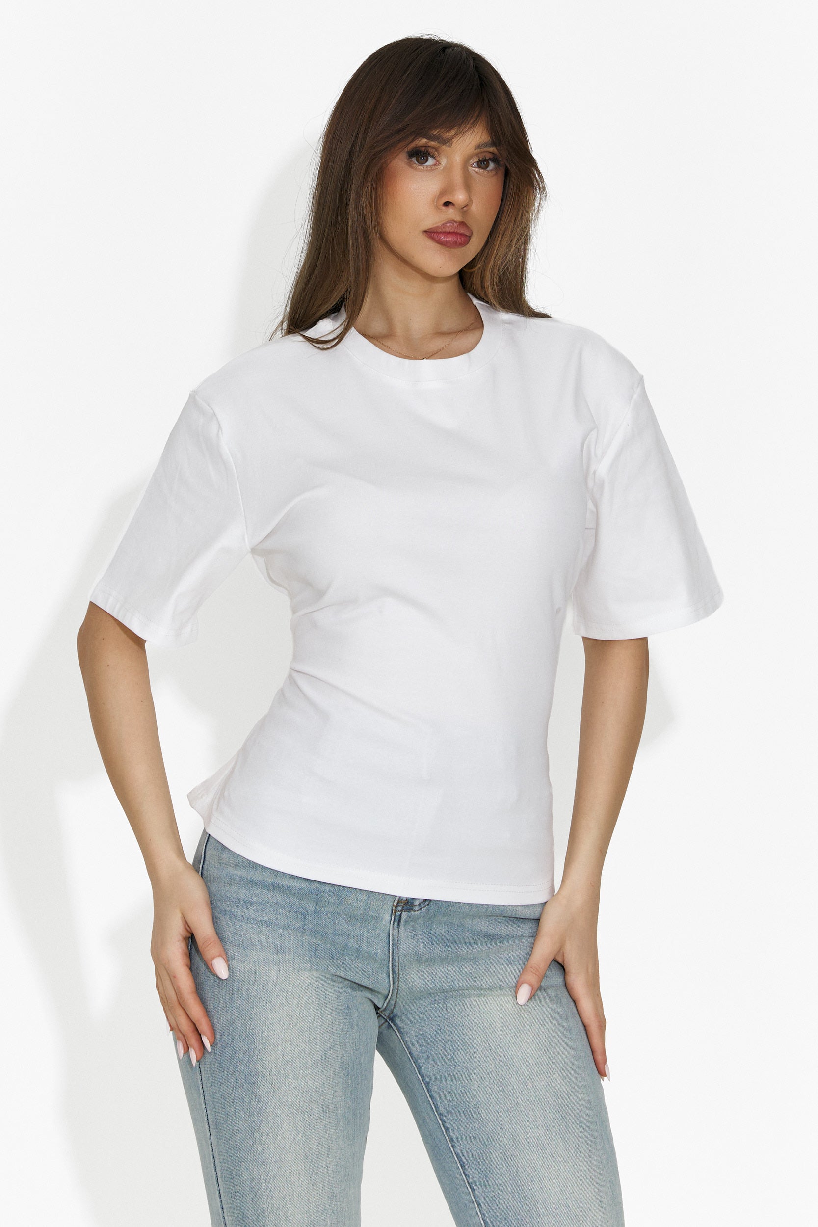 Дамска ежедневна бяла тениска Latrice Bogas