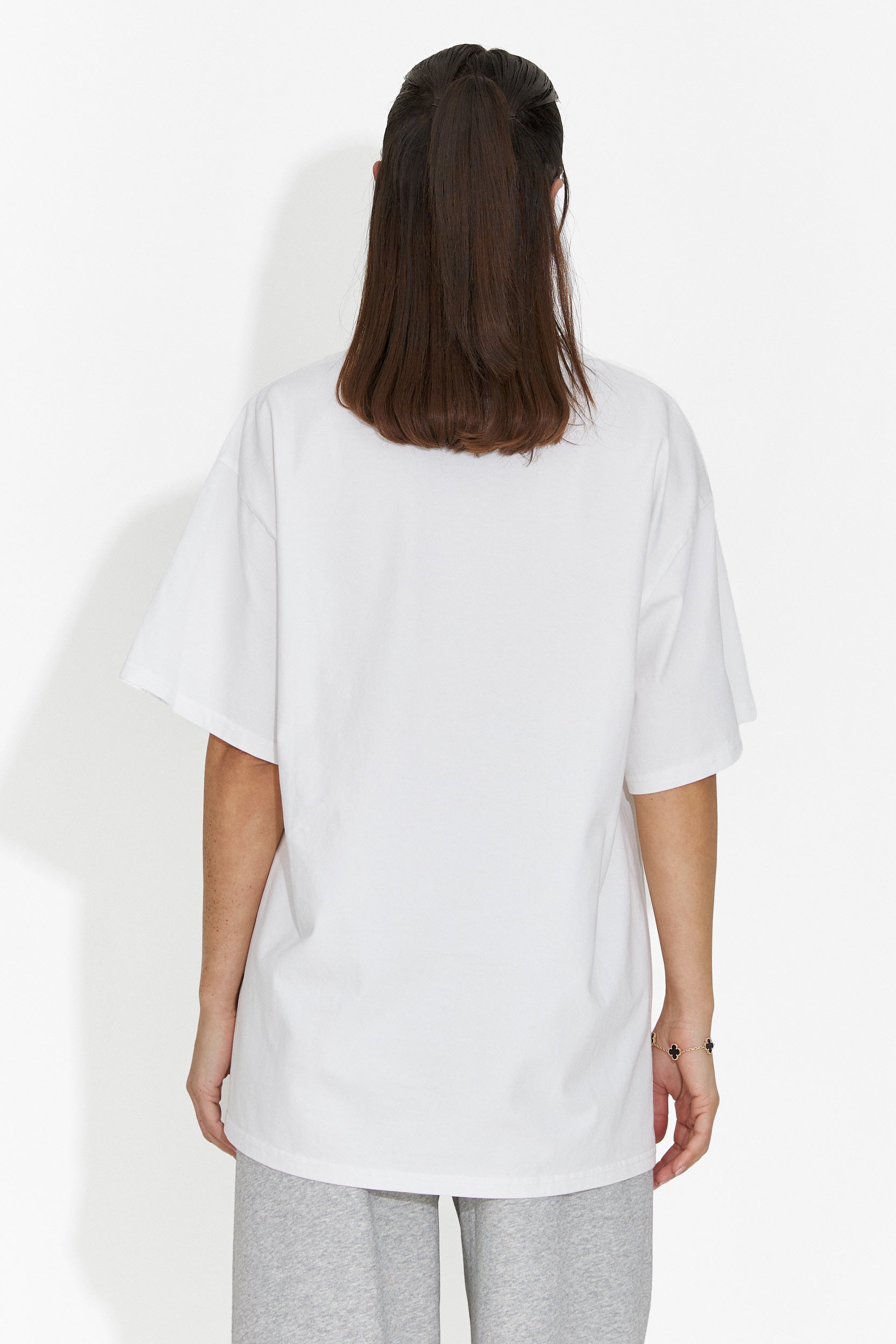 Дамска ежедневна бяла тениска Solenia Bogas