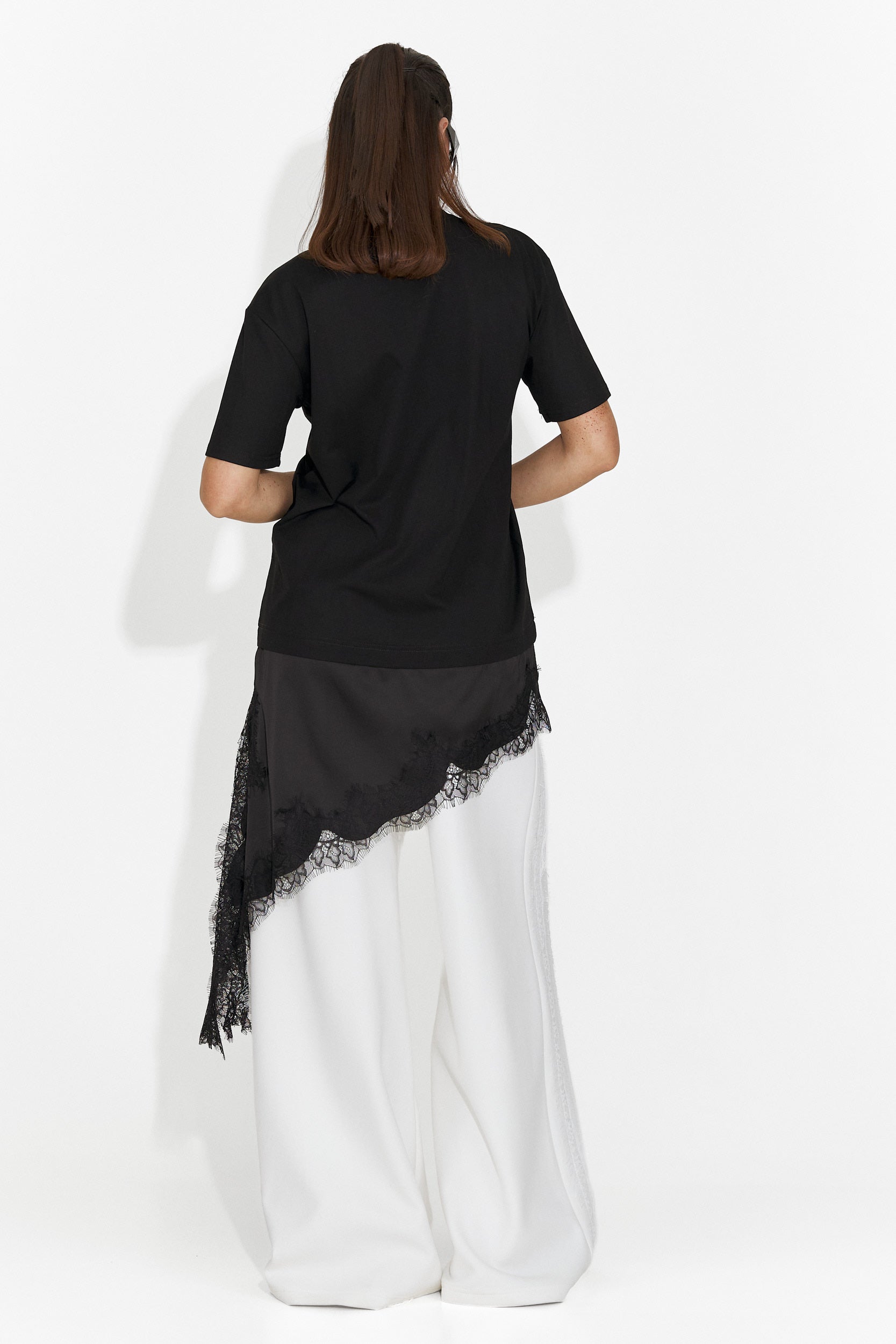 Дамска ежедневна черна тениска Arkana Bogas