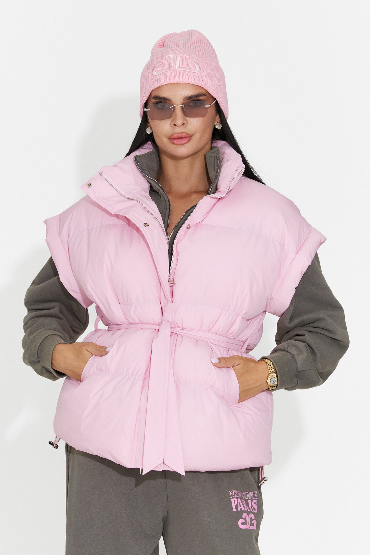 Vesta casual roz Selitsoria Bogas