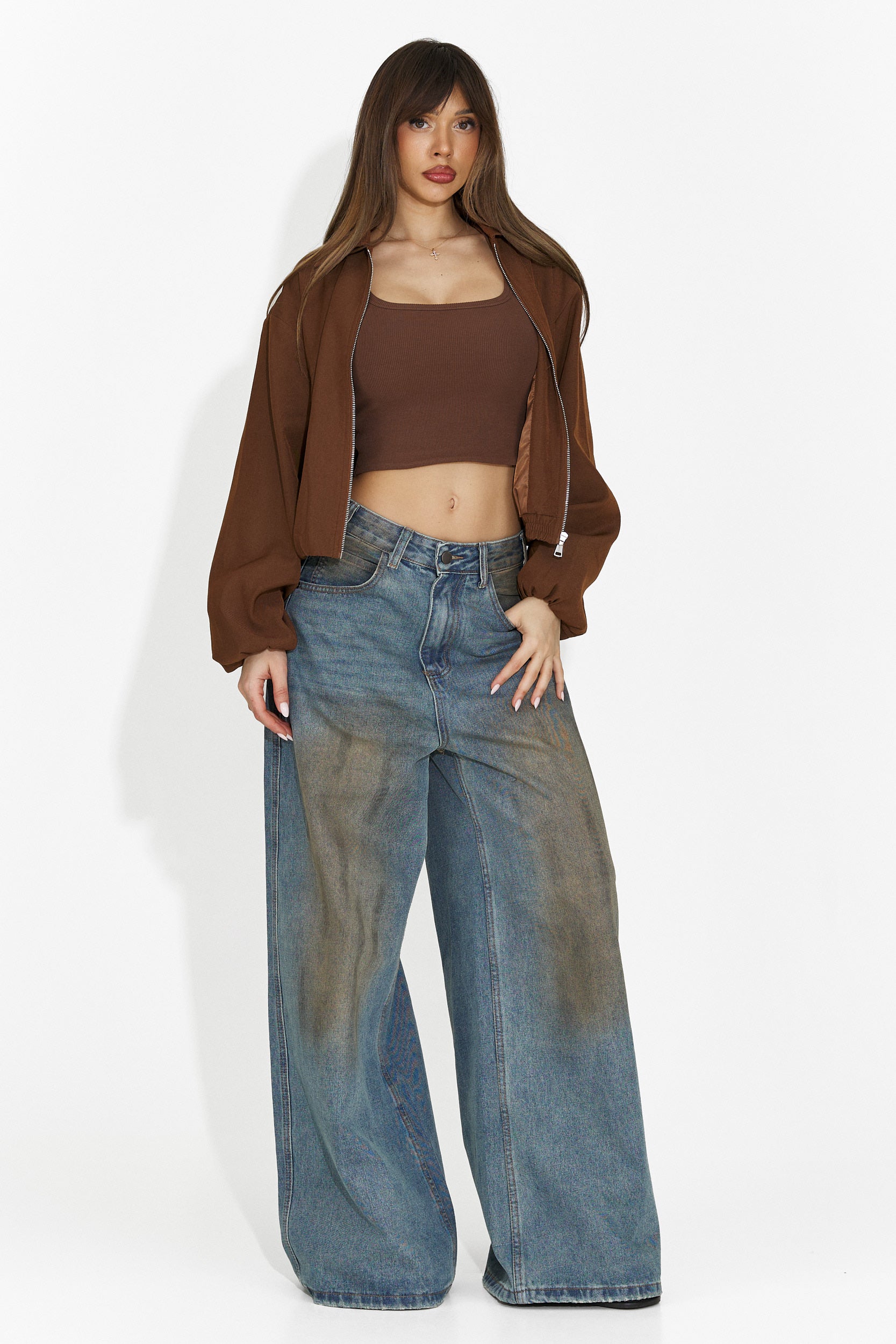 Сини дамски ежедневни дънки Angeliana Bogas