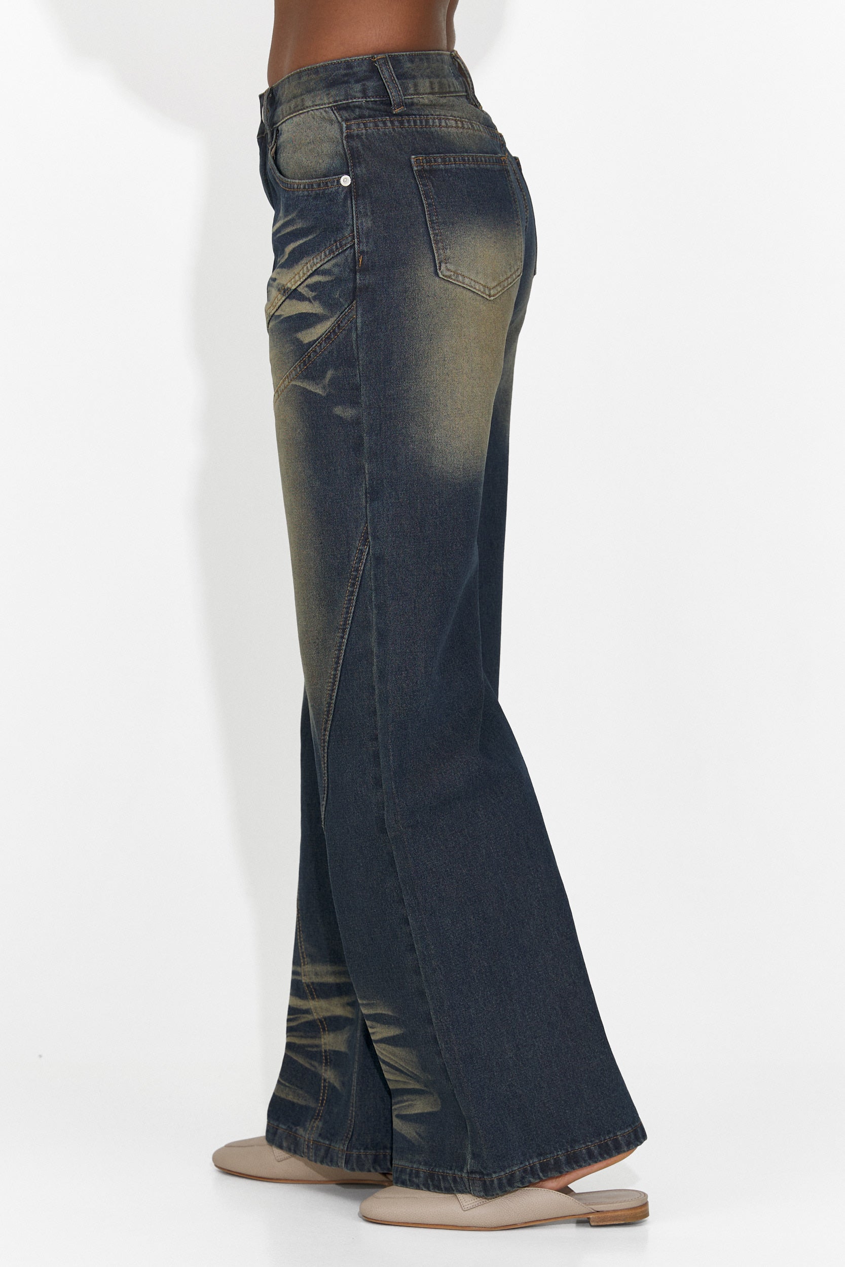 Сини дамски ежедневни дънки Justine Bogas