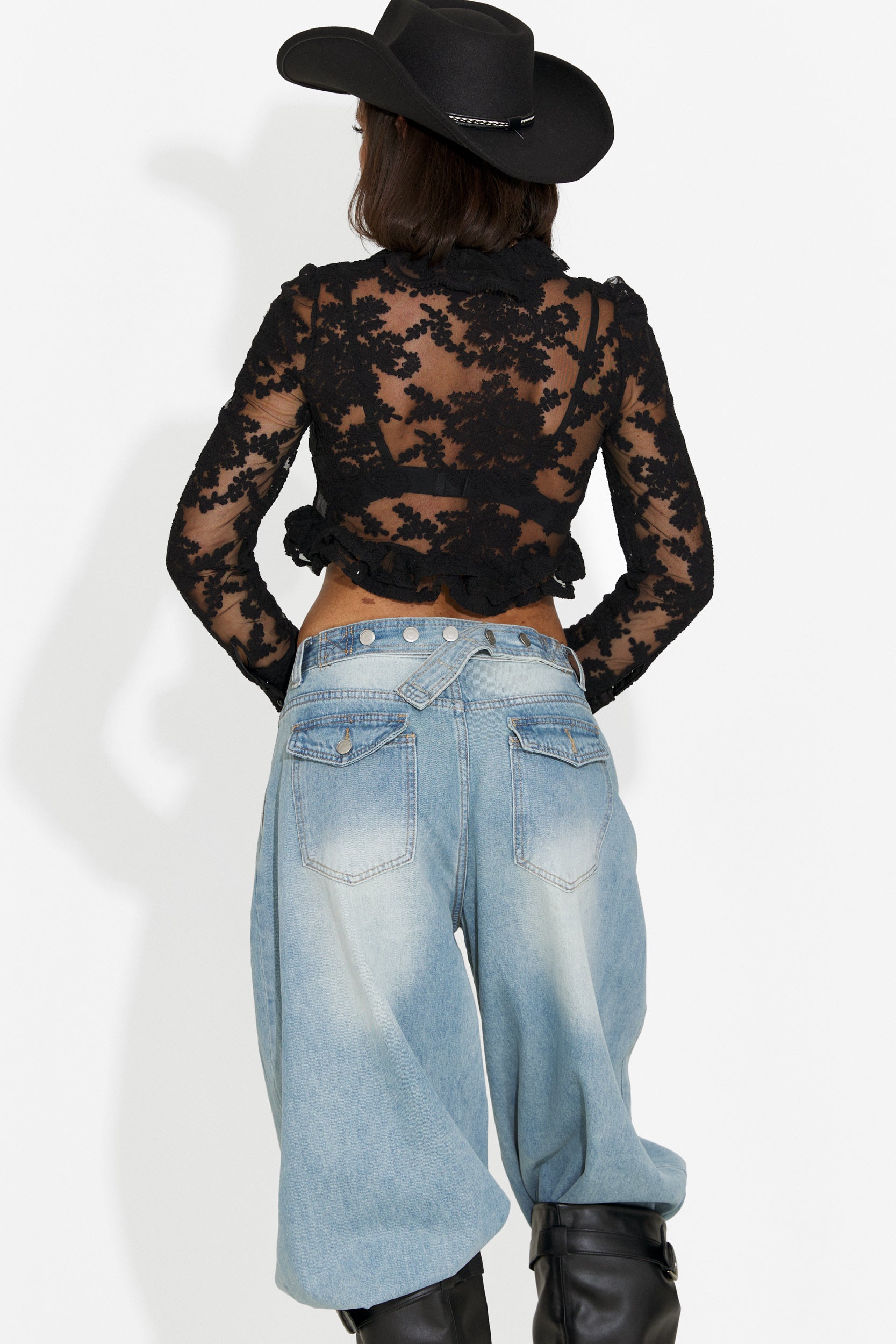 Дамски дънки ежедневни сини Tolida Bogas