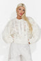 Bluza casual alba Elsyia Bogas