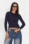 Bluza casual bleumarin Jydaora Bogas