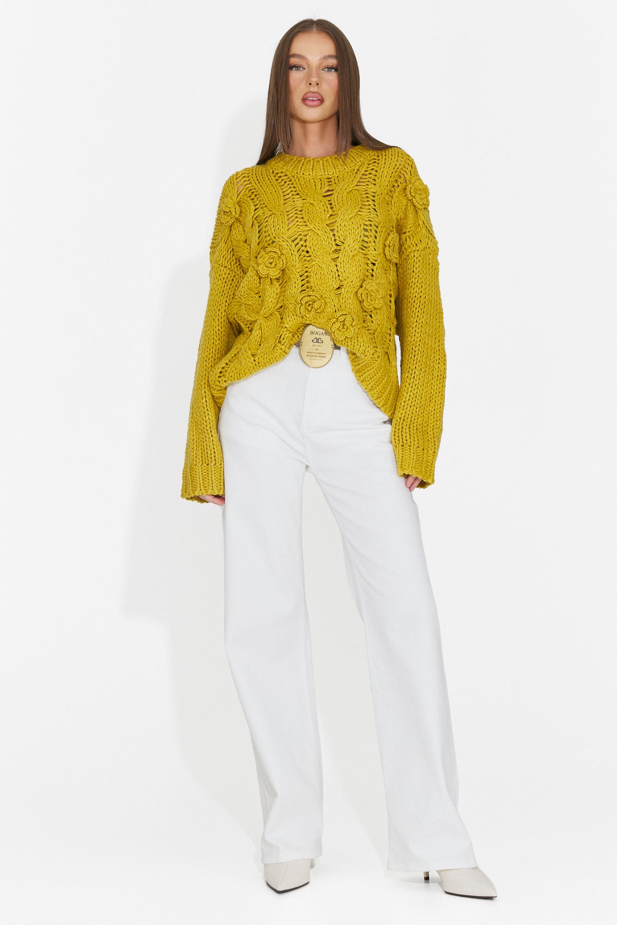 Bluza casual galbena Elsyia Bogas