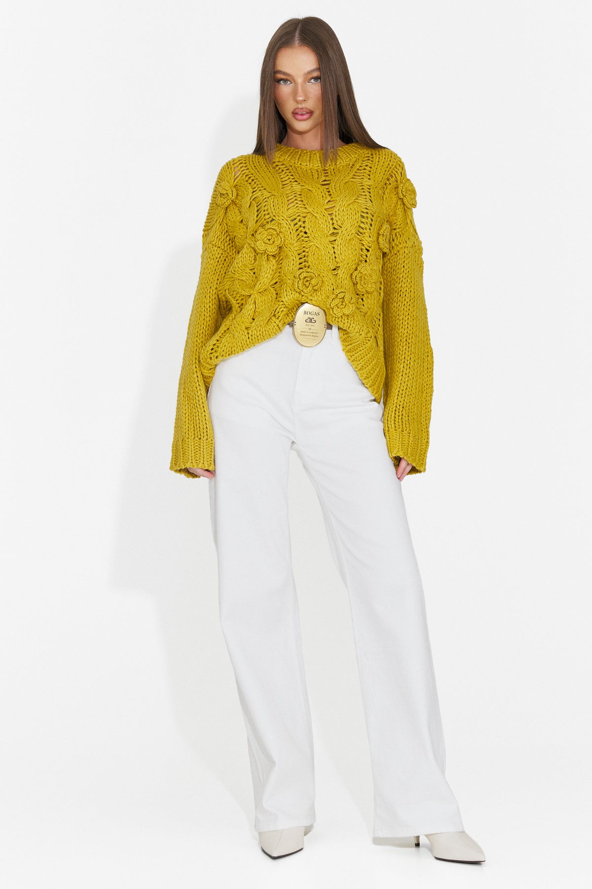 Bluza casual galbena Elsyia Bogas