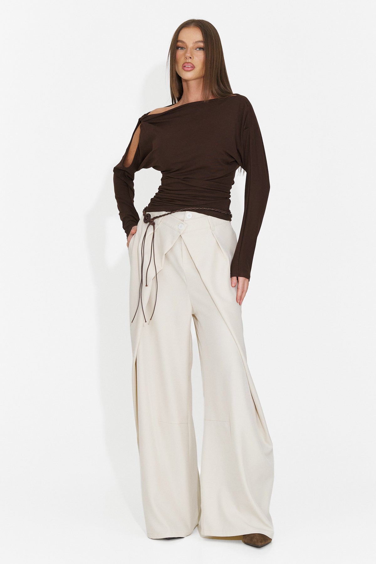 Bluza casual maro Niluova Bogas