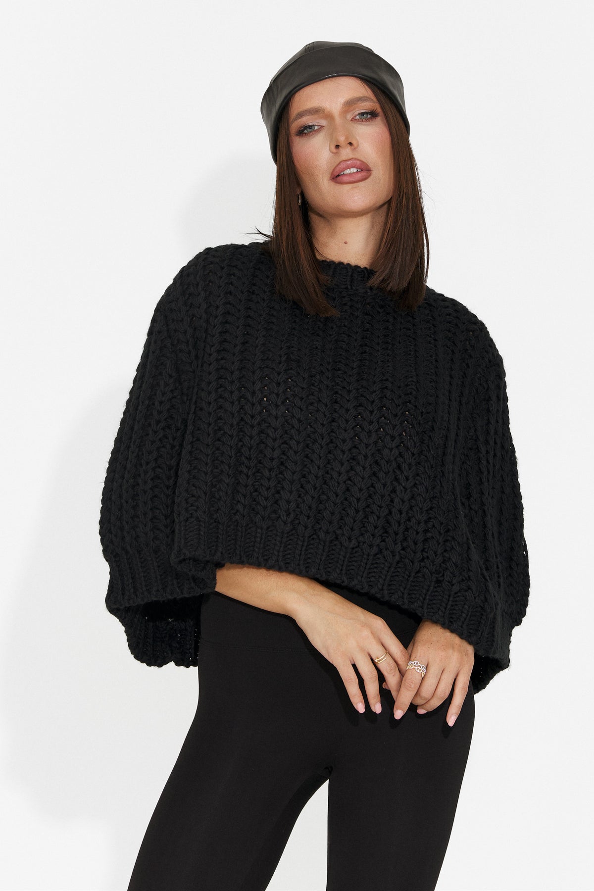 Bluza casual neagra Fluceyra Bogas