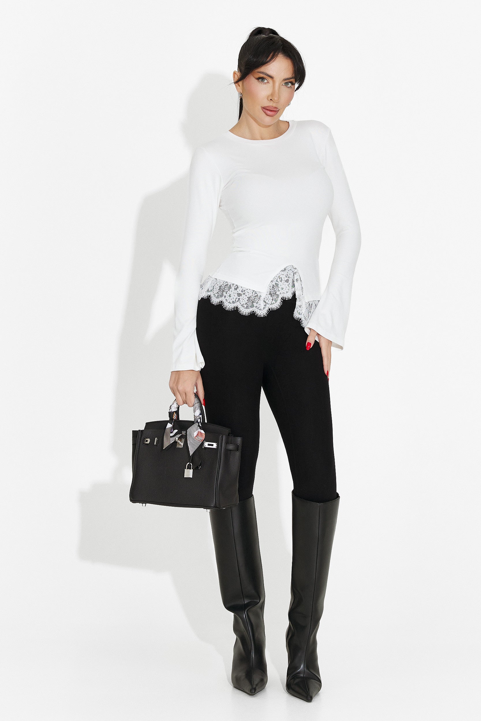 Блуза дамска ежедневна бяла Daiela Bogas