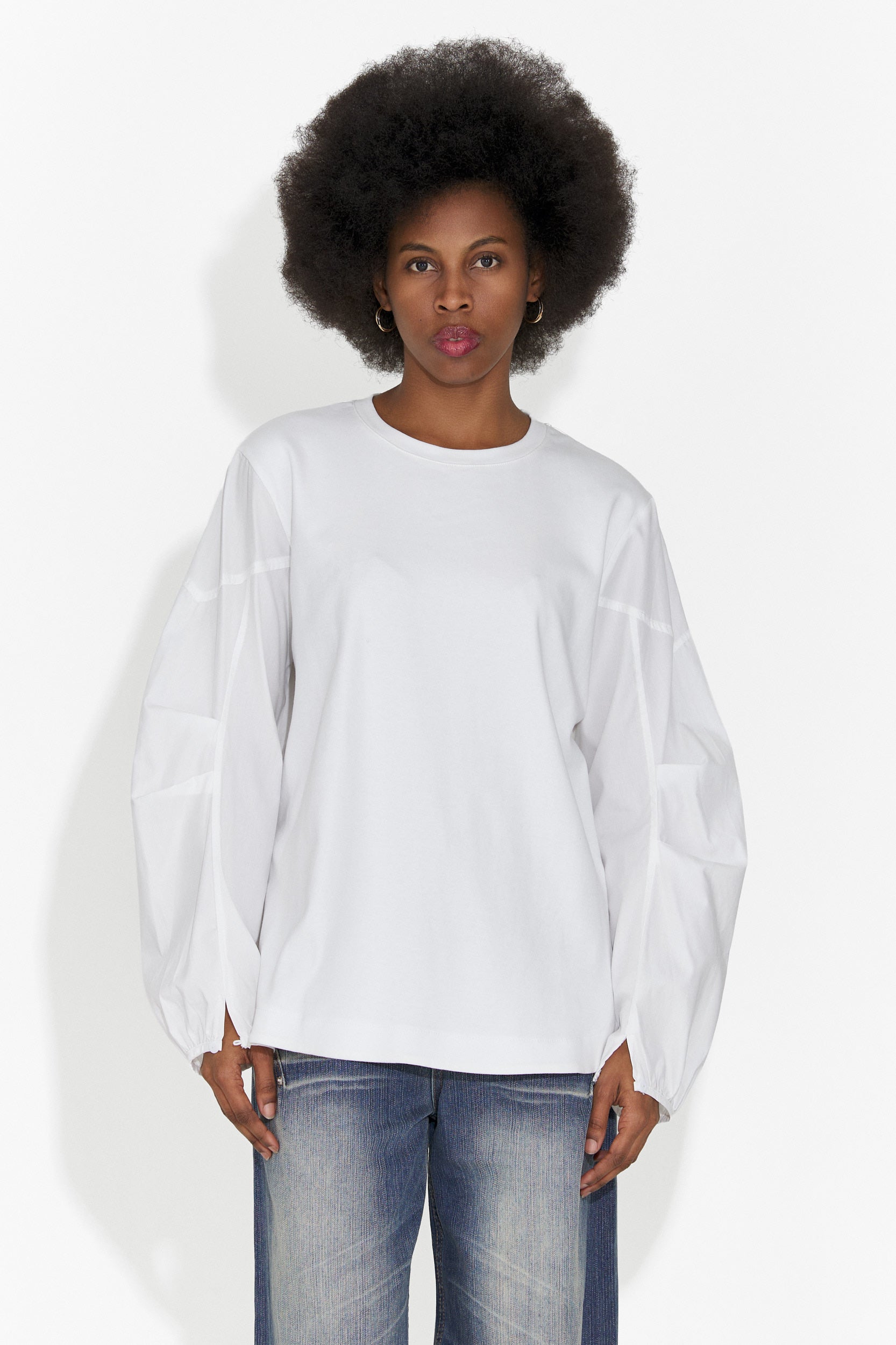 Дамска блуза ежедневна бяла Esperanza Bogas