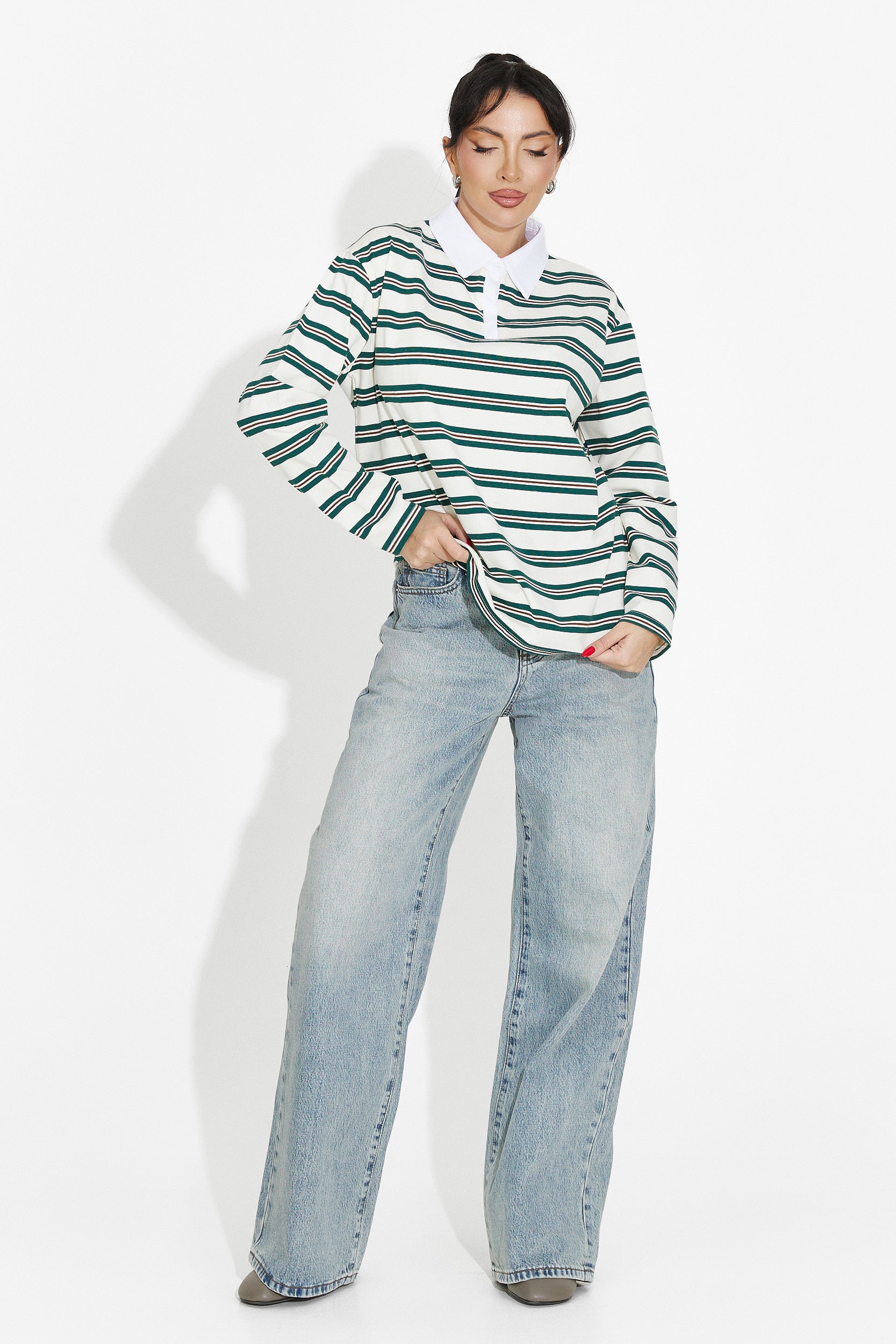 Дамска ежедневна блуза бежова Paloma Bogas