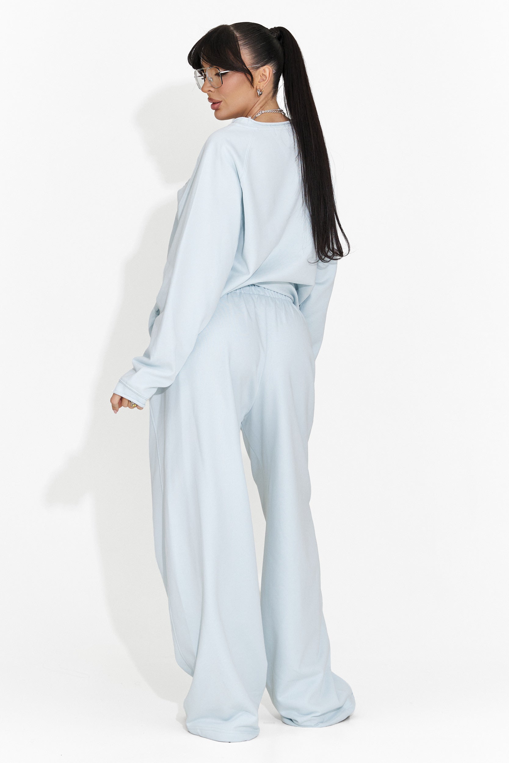 Дамска блуза ежедневна светлосиня Kapia Bogas