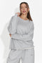 Сива дамска ежедневна блуза Kapia Bogas