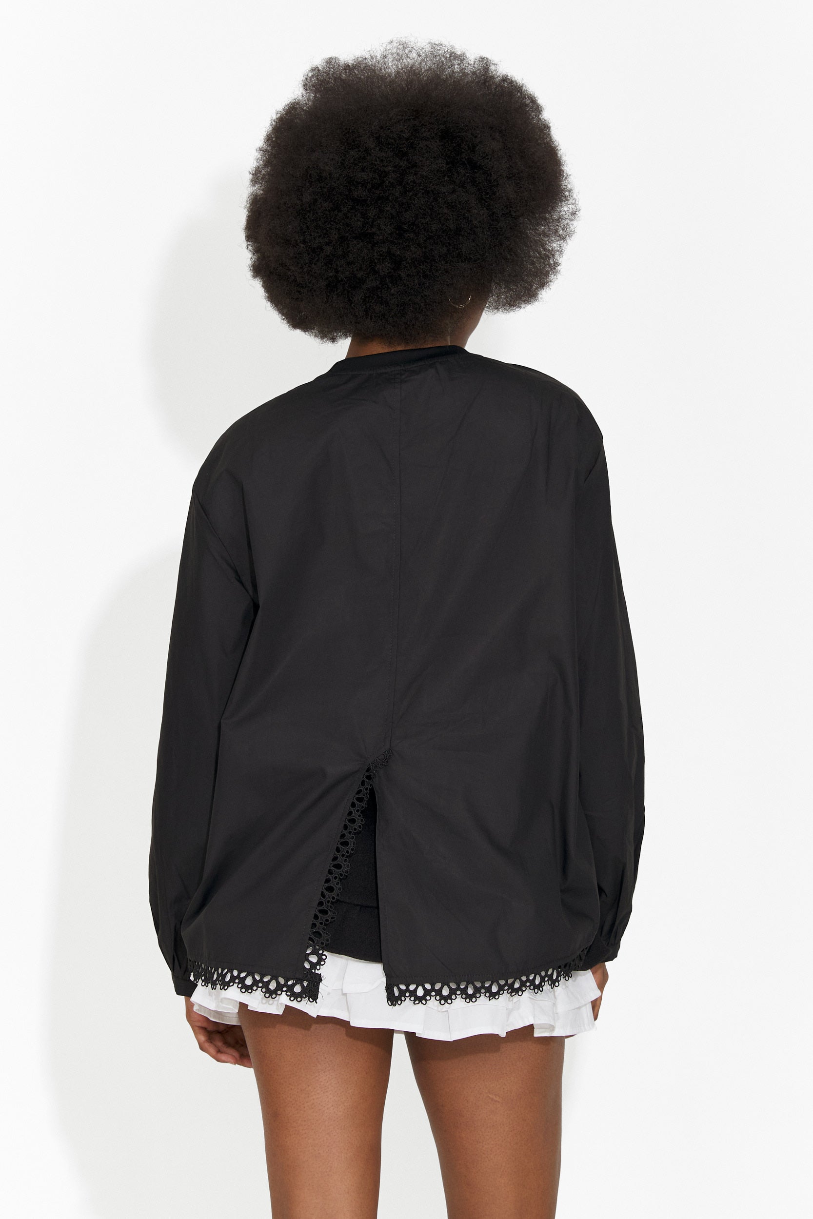 Дамска ежедневна черна блуза Sheiva Bogas