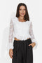 Bluza eleganta alba Casneria Bogas