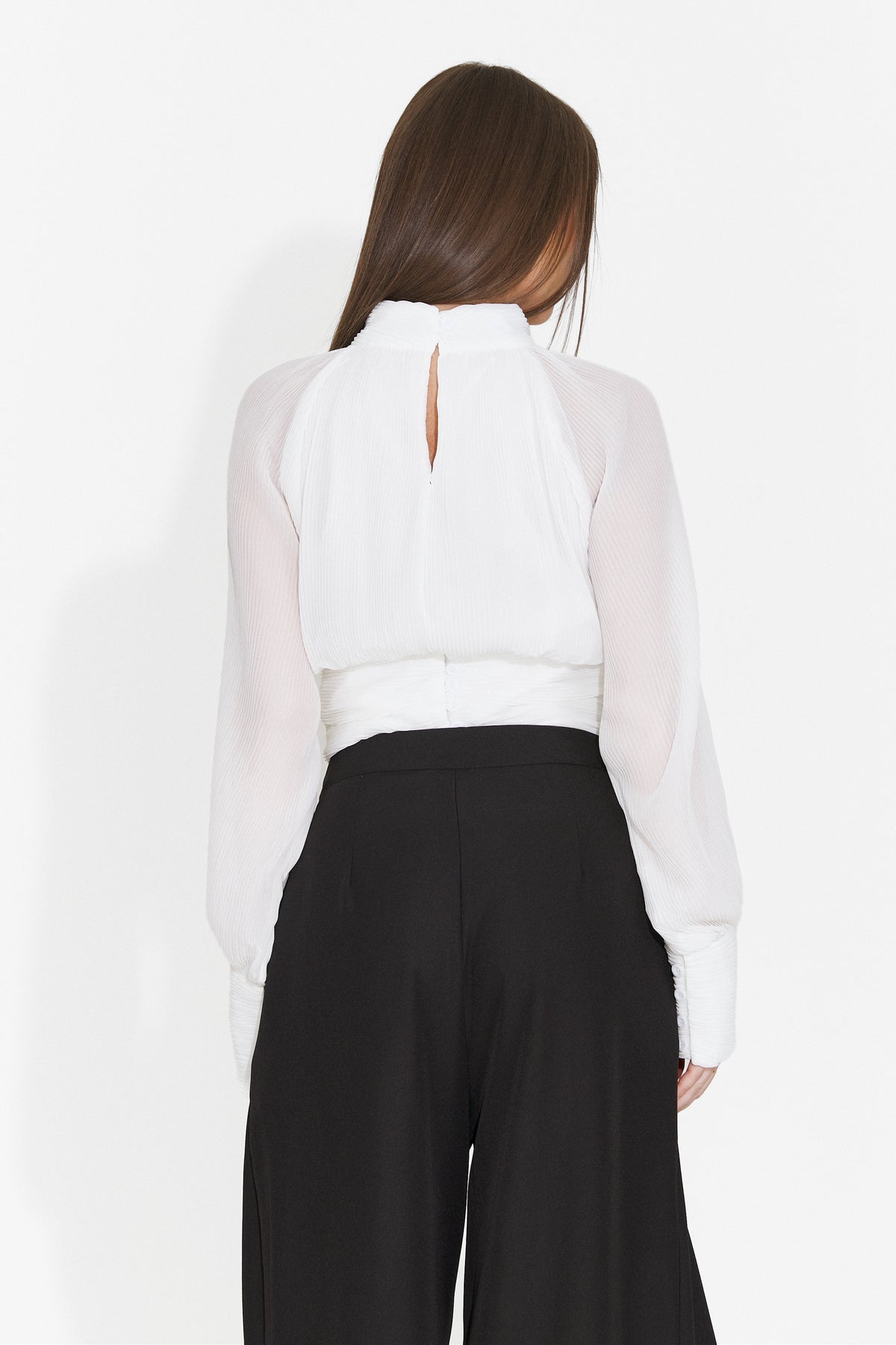 Bluza eleganta alba Zvauiza Bogas