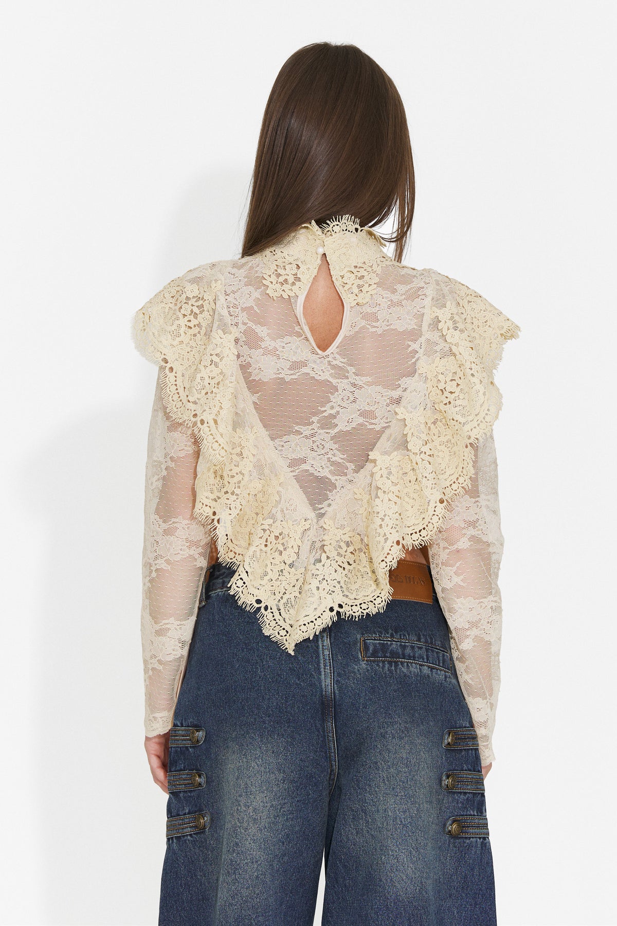 Bluza eleganta bej Glusiraura Bogas
