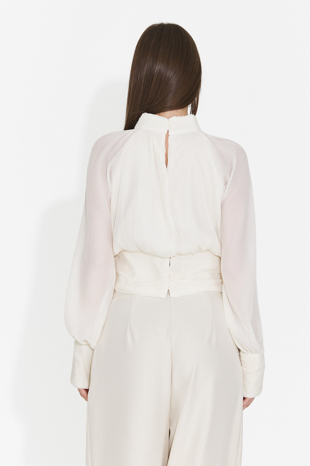 Bluza eleganta bej Zvauiza Bogas