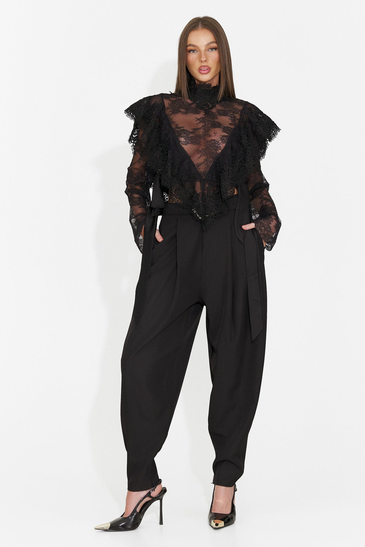 Bluza eleganta neagra Glusiraura Bogas