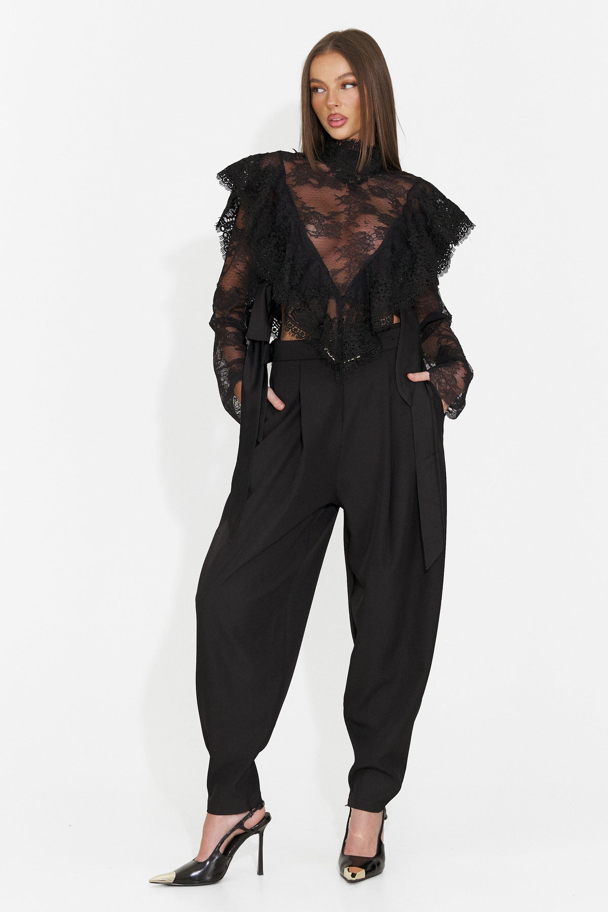 Bluza eleganta neagra Glusiraura Bogas