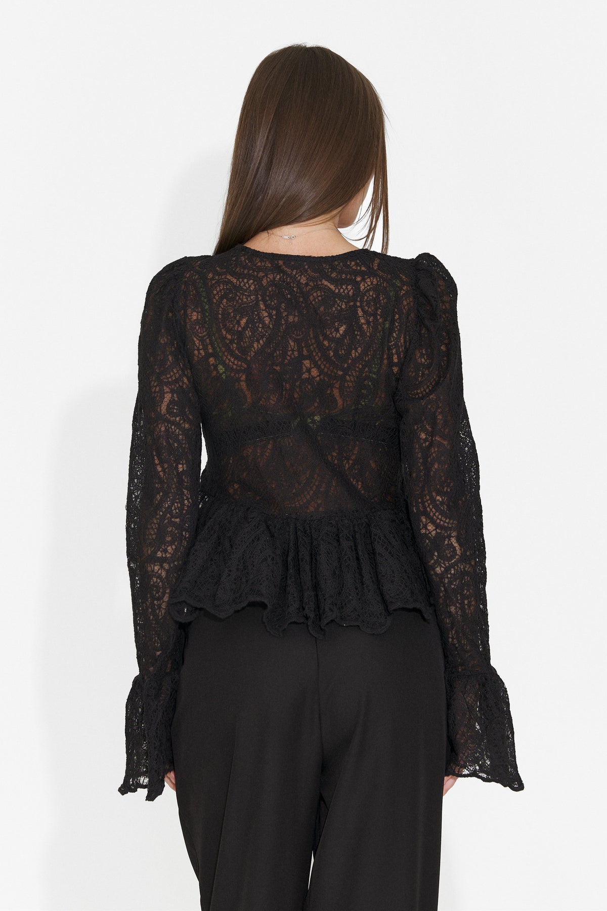 Bluza eleganta neagra Pamniesia Bogas