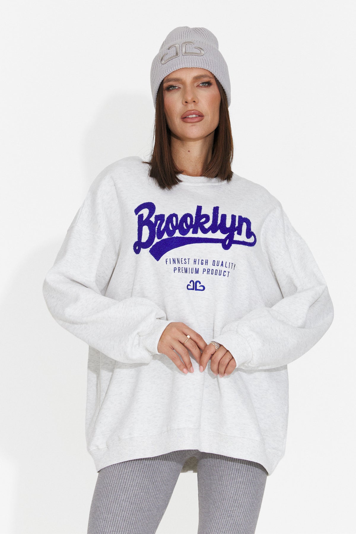 Bluza gri Leroialia Bogas