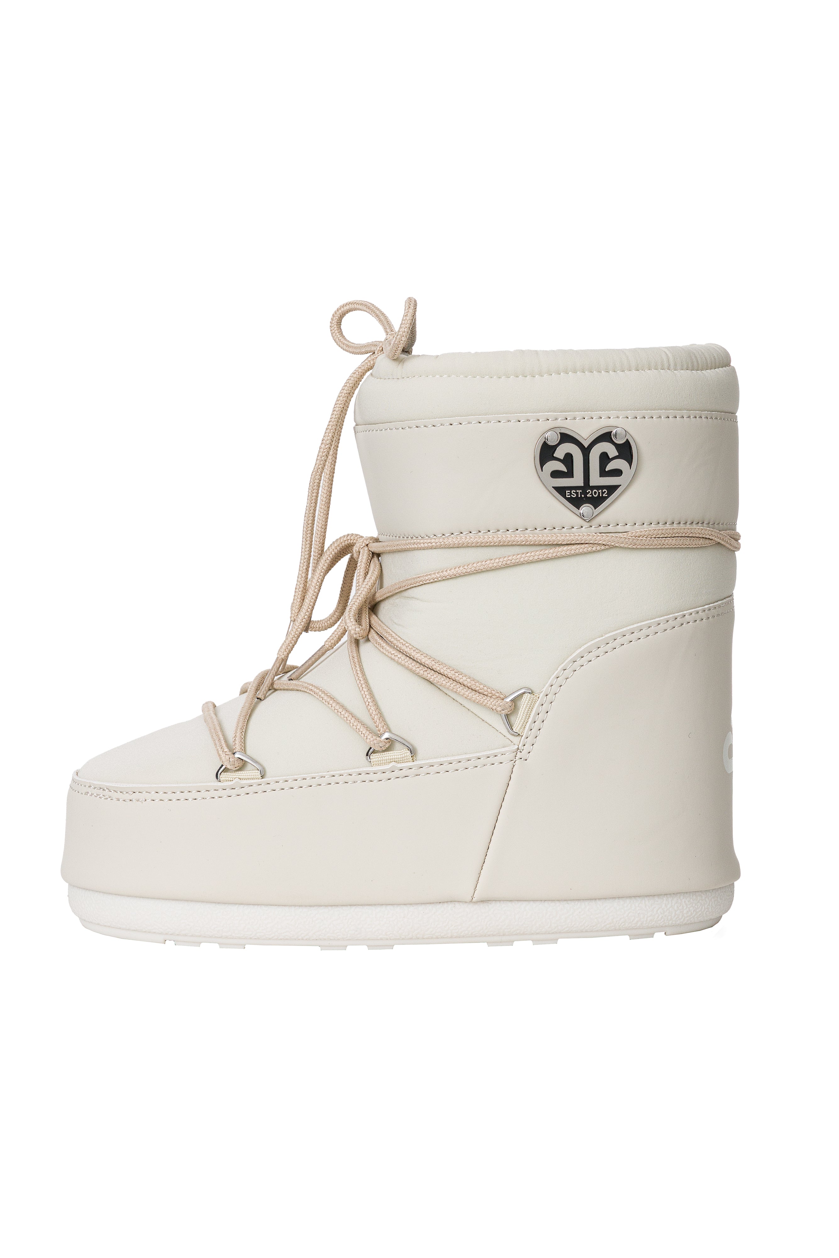 Бежови дамски ботуши Sameria Bogas