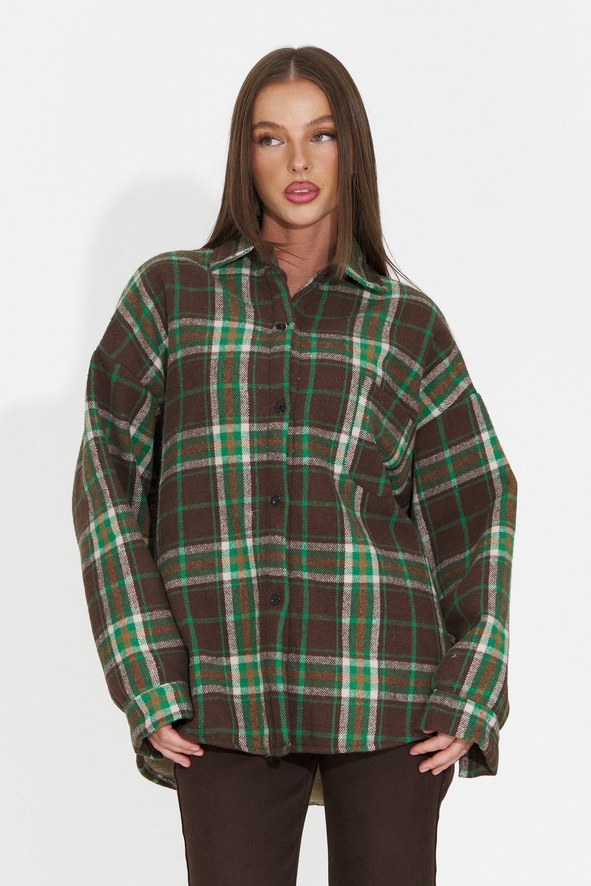 Camasa casual verde Jesitova Bogas