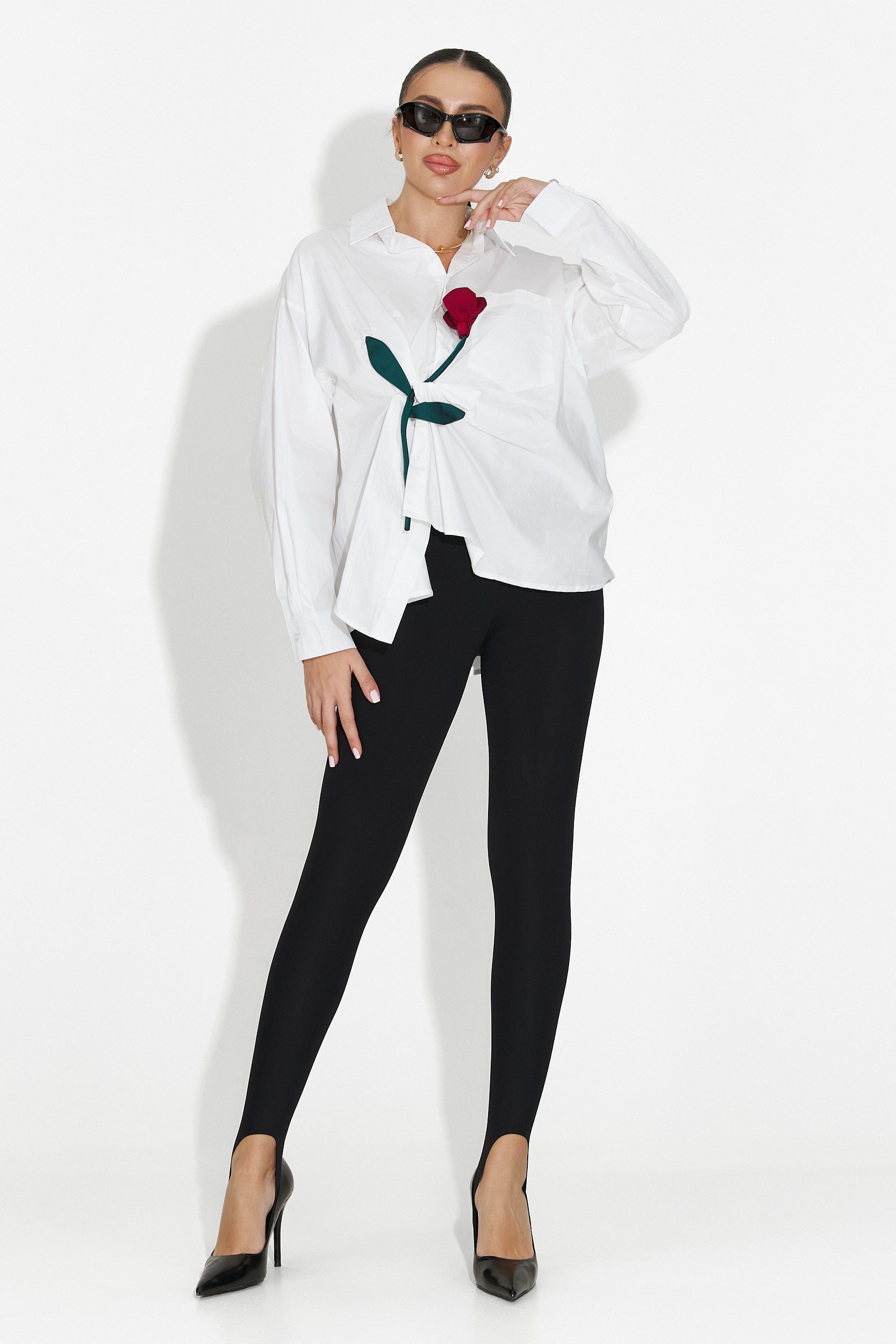 Дамска спортна бяла риза Elaris Bogas