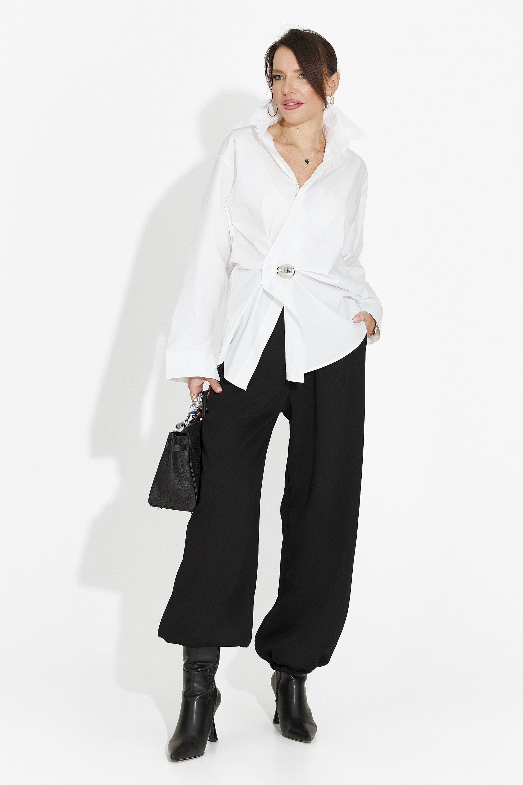 Дамска ежедневна бяла риза Melynda Bogas