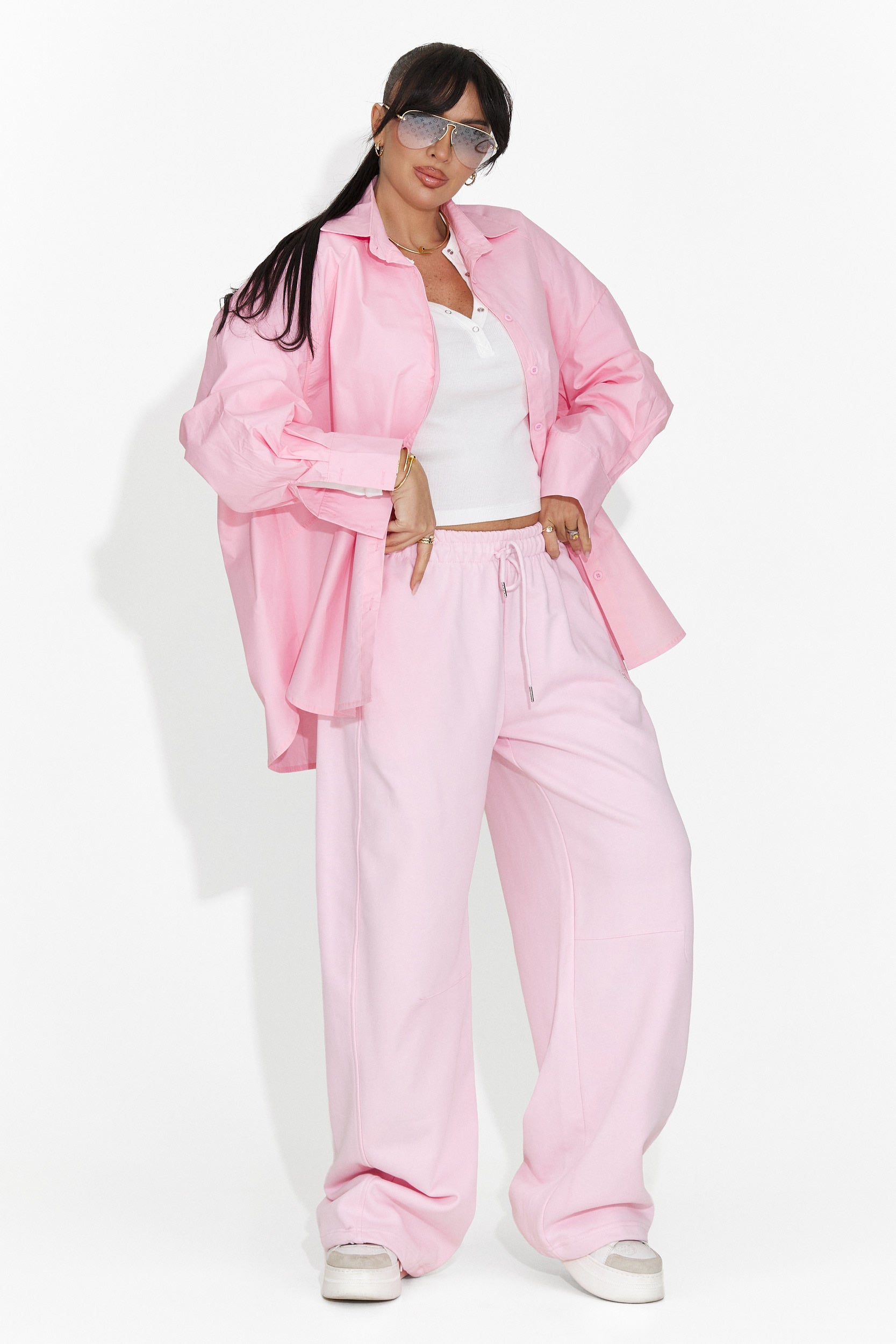 Дамска ежедневна розова риза Abrienda Bogas