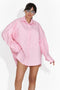 Дамска ежедневна розова риза Abrienda Bogas
