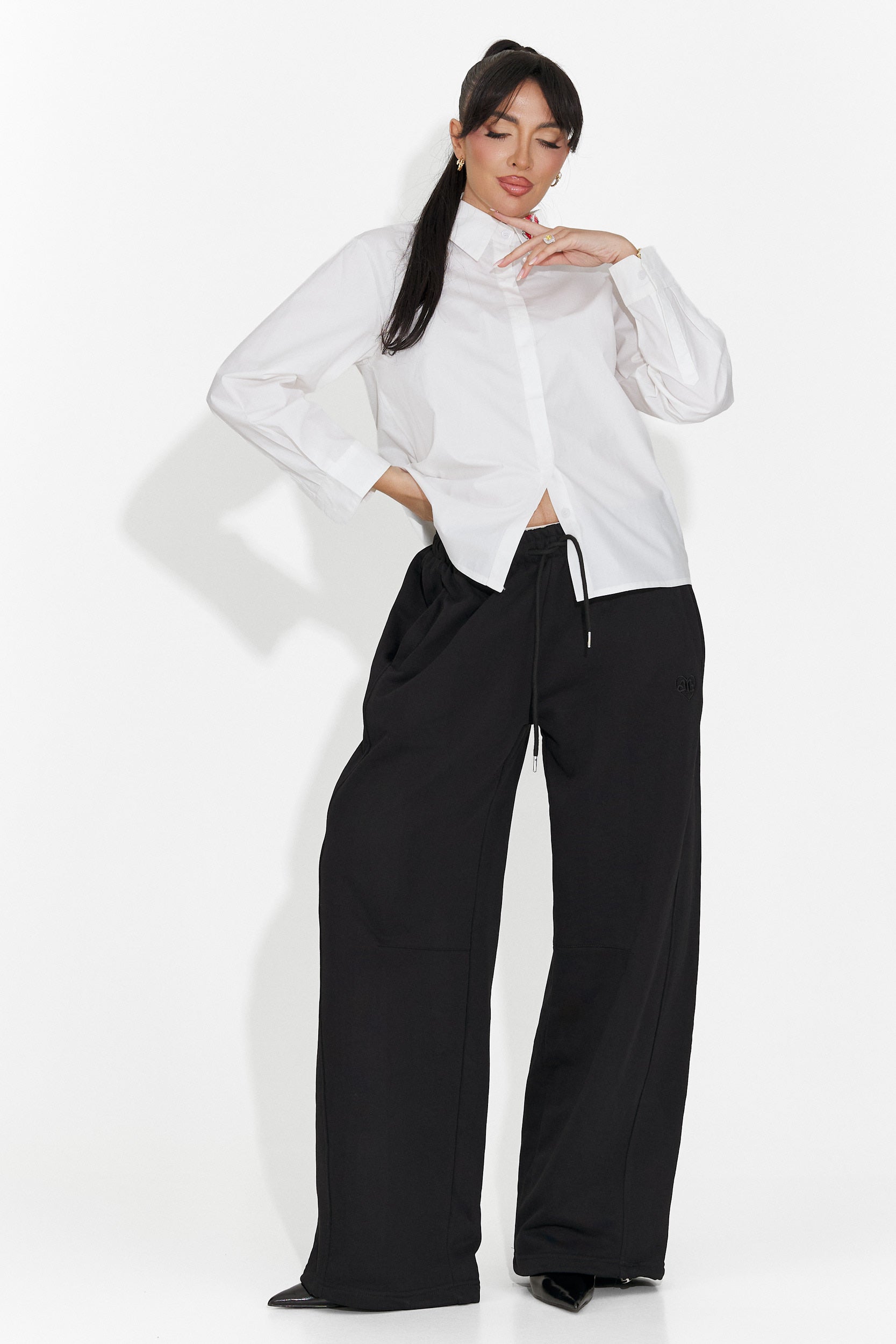 Елегантна дамска риза в бяло Sienara Bogas