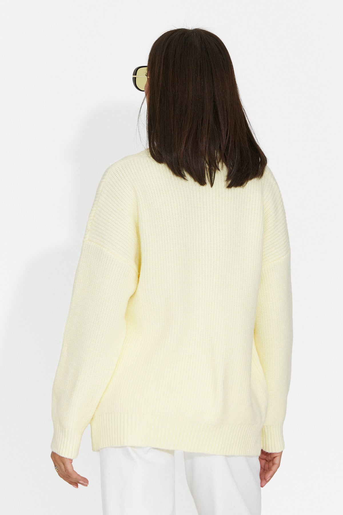 Cardigan casual galben Kemivaora Bogas