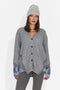 Cardigan casual gri Hinovieza Bogas