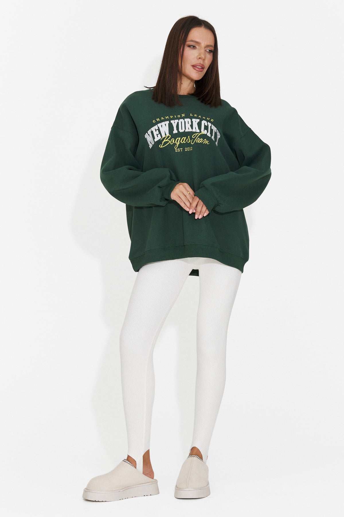 Colanti casual crem Travinoria Bogas
