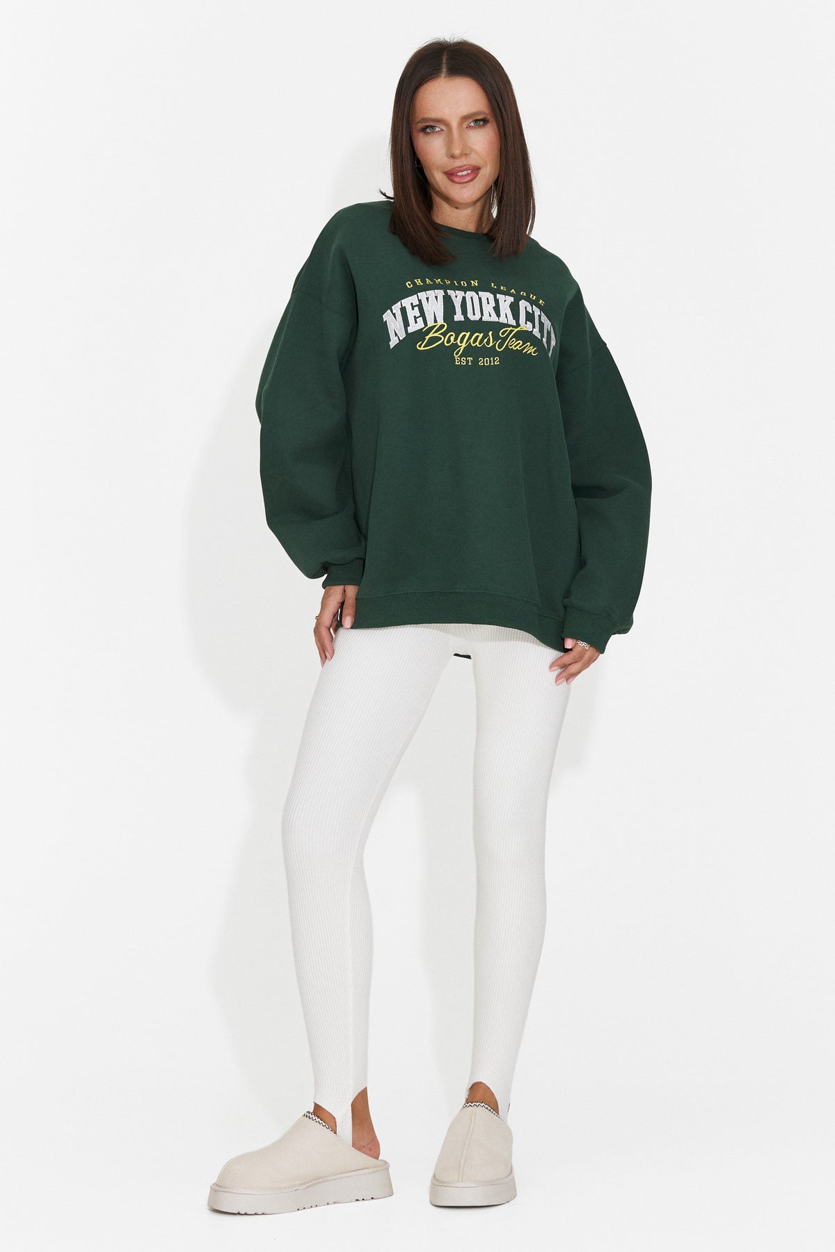 Colanti casual crem Travinoria Bogas
