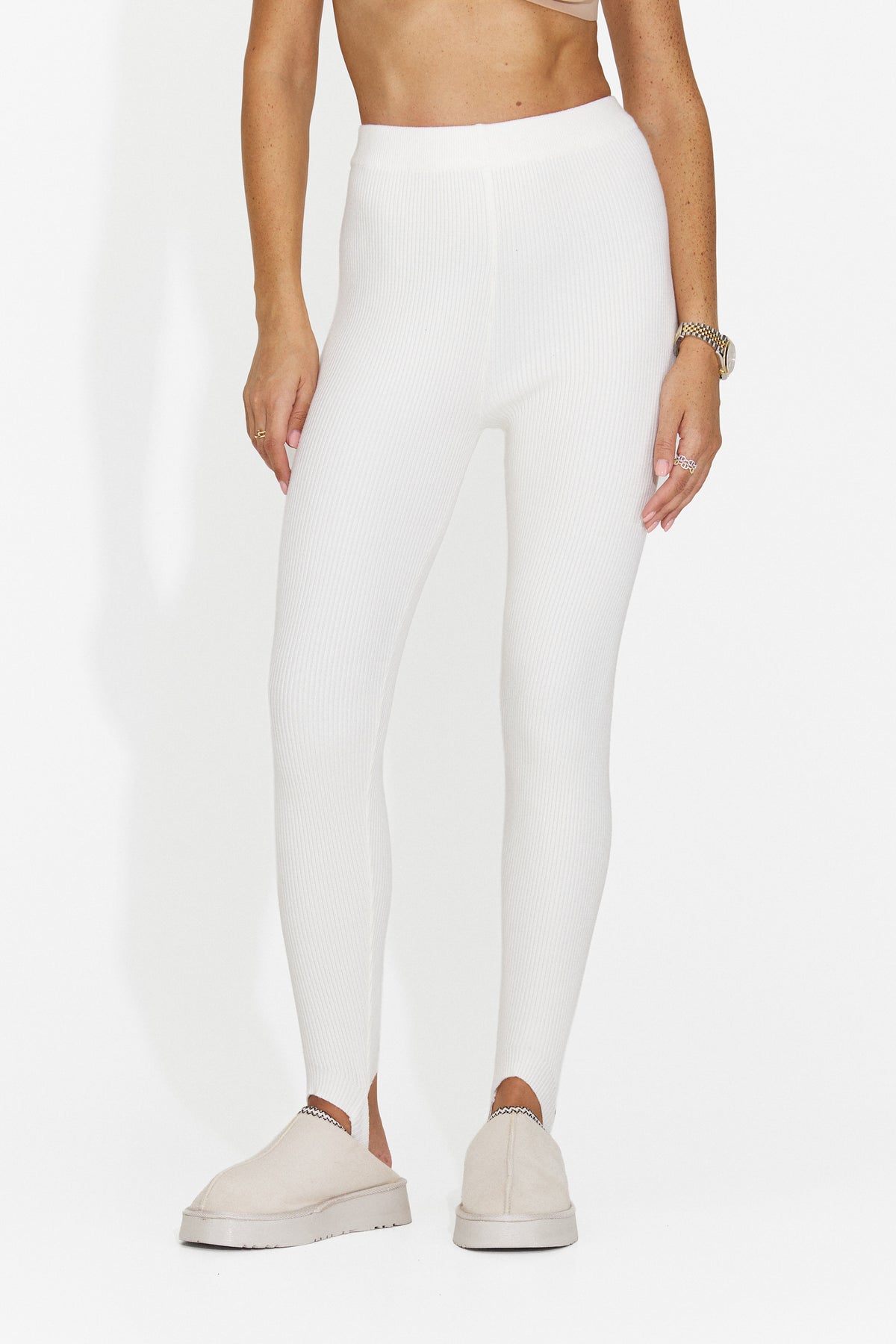 Colanti casual crem Travinoria Bogas