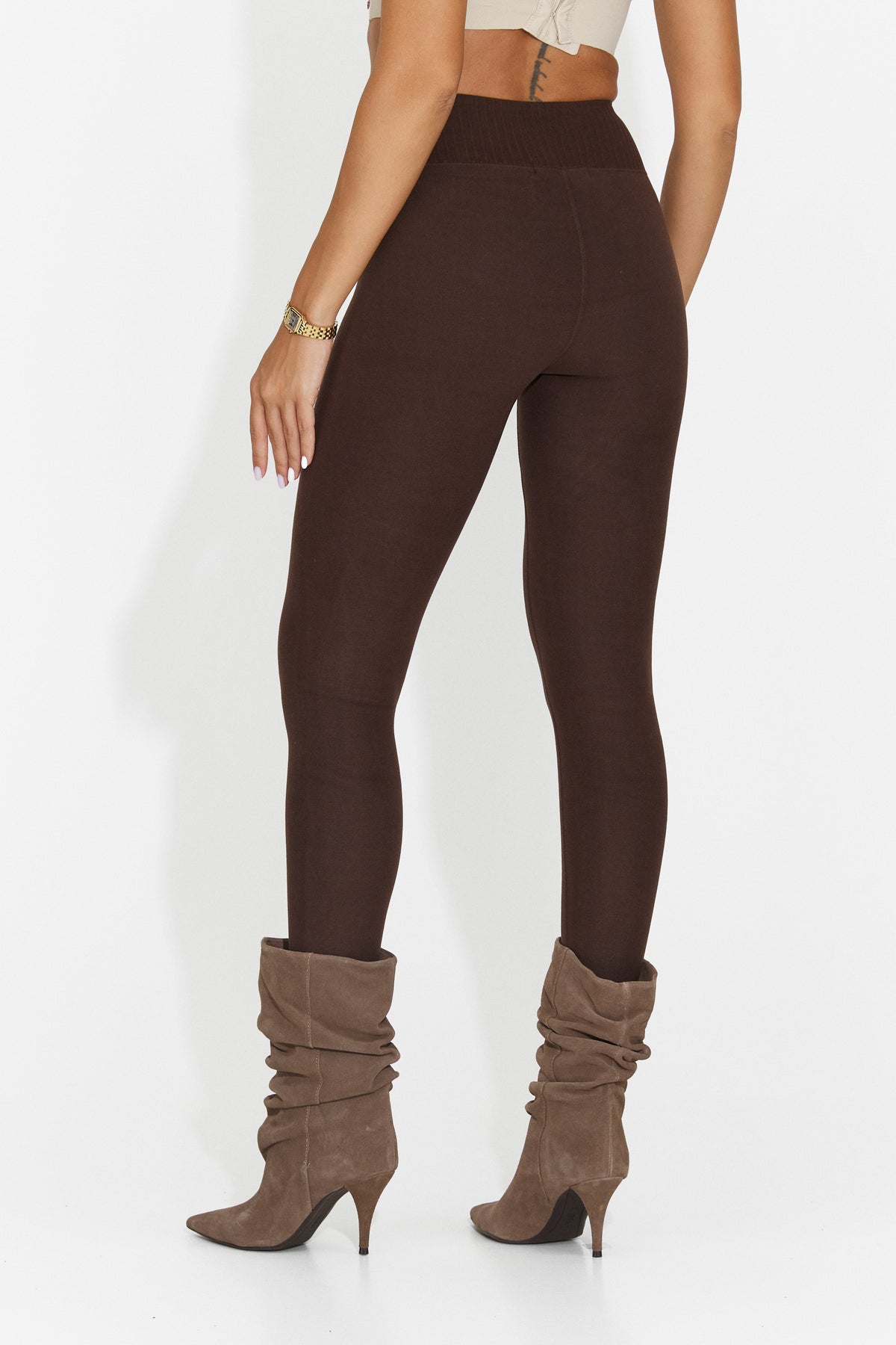 Colanti casual maro Crunivila Bogas