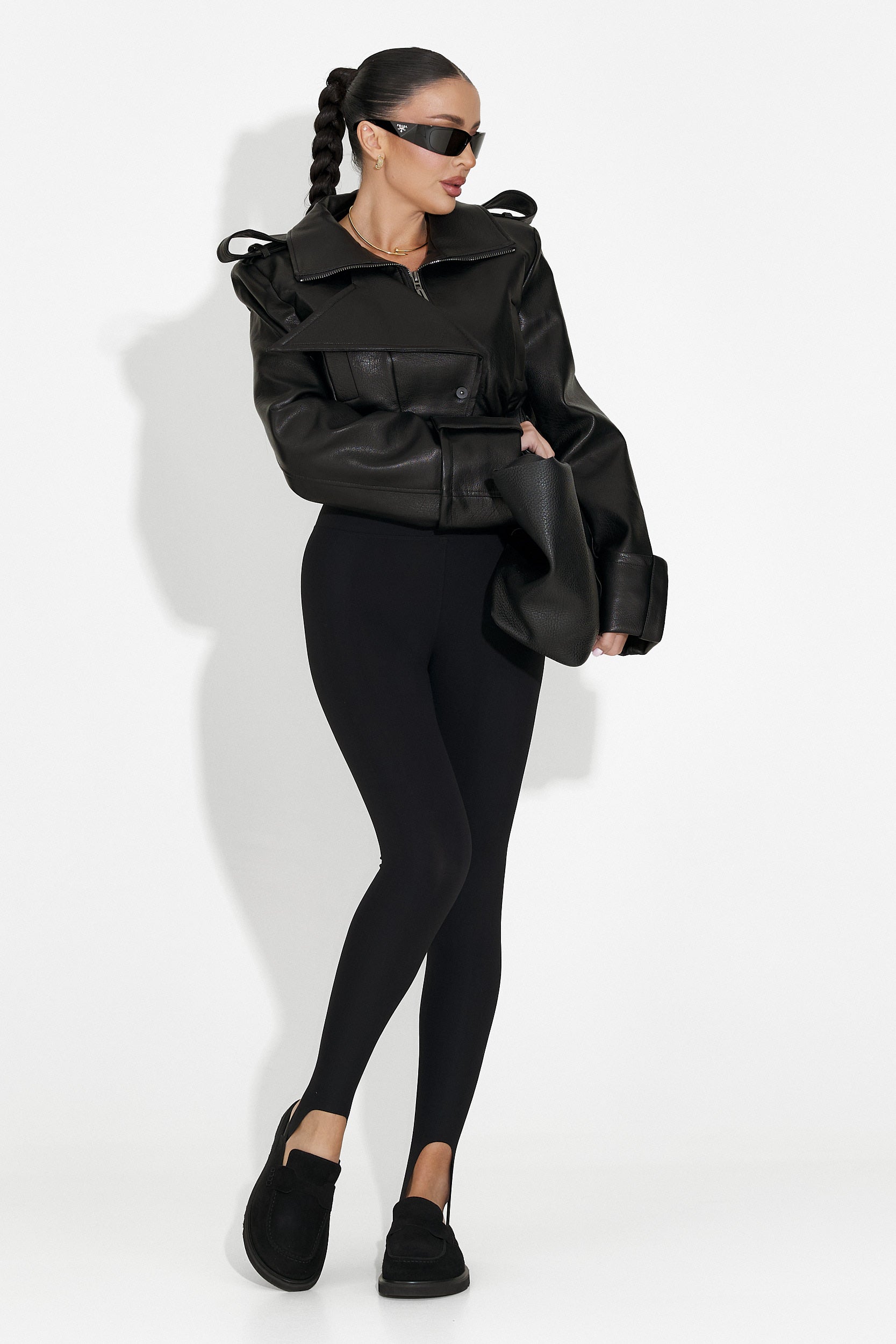 Дамски черни клинове Tavresa Bogas