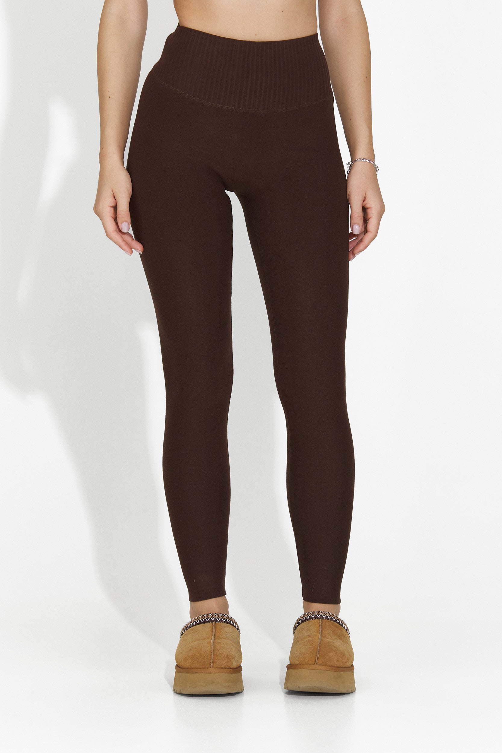 Топли компресивни колани в кафяво Michelina Bogas