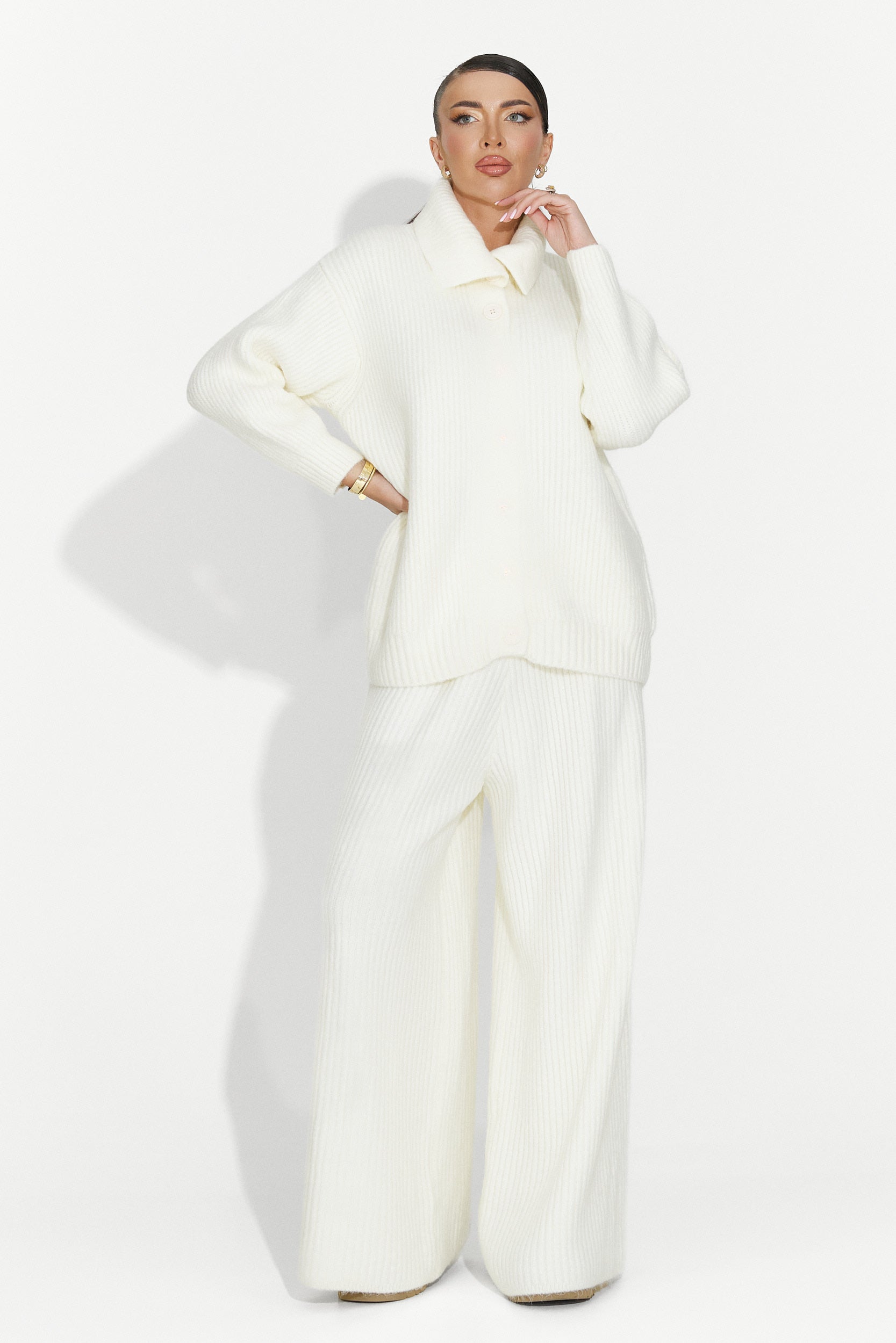 Дамски комплект ежедневен бежов Verlia Bogas