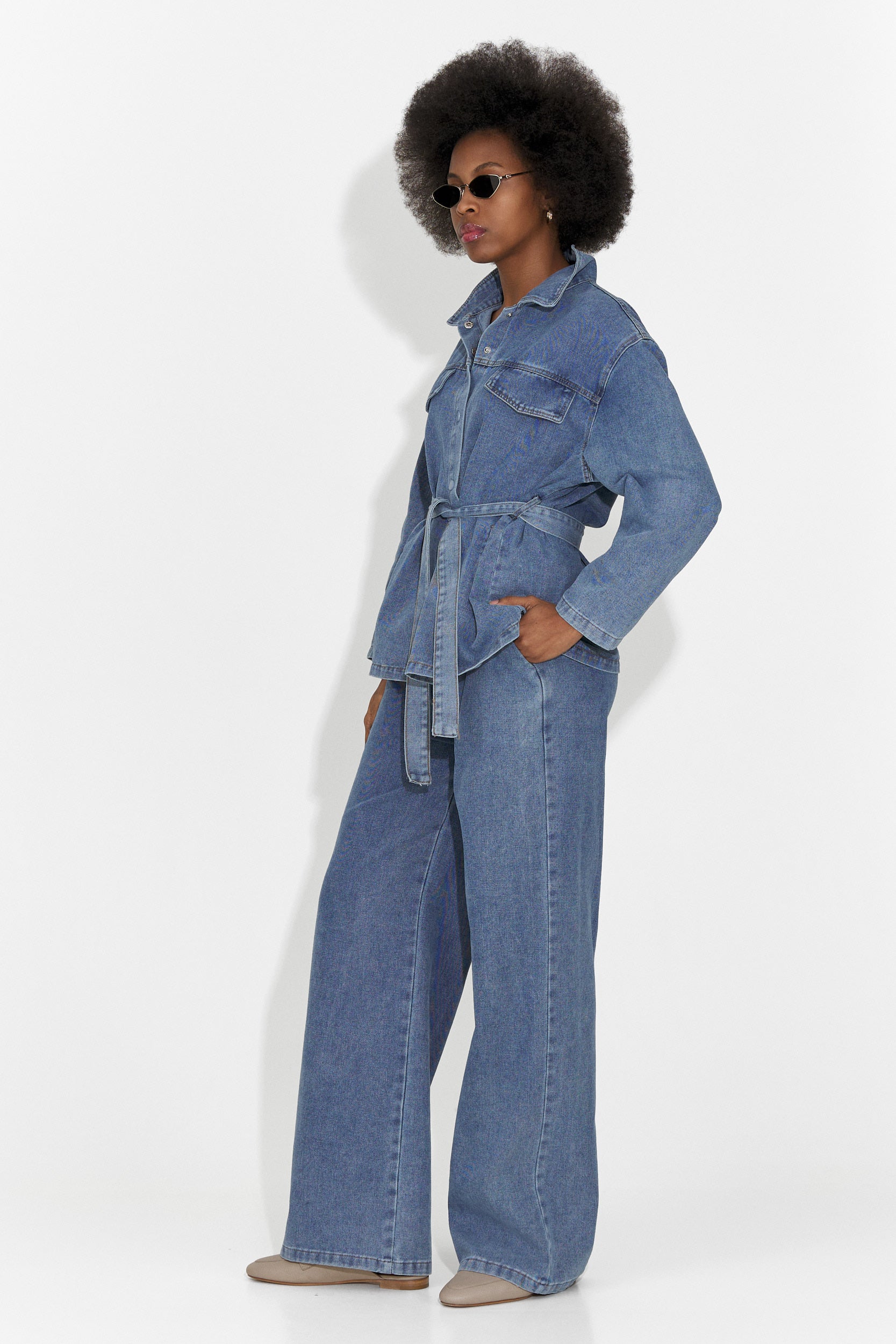 Дамски комплект за ежедневие в светлосиньо Isabele Bogas